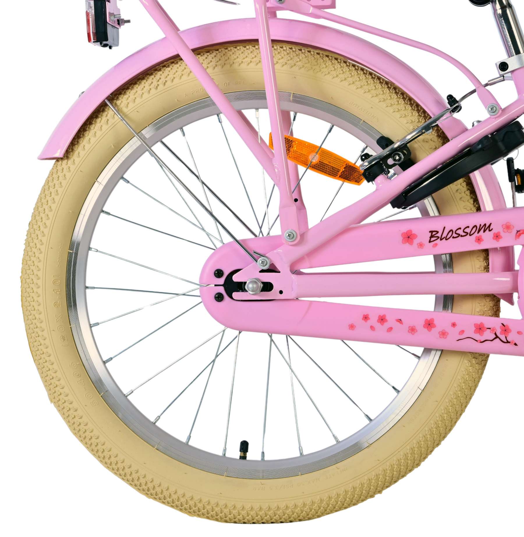 Volare Blossom Kinderfiets - Meisjes - 20 inch - Roze - Twee handremmen 3 Volare Blossom Kinderfiets - Meisjes - 20 inch - Roze - Twee handremmen - Afbeelding 3
