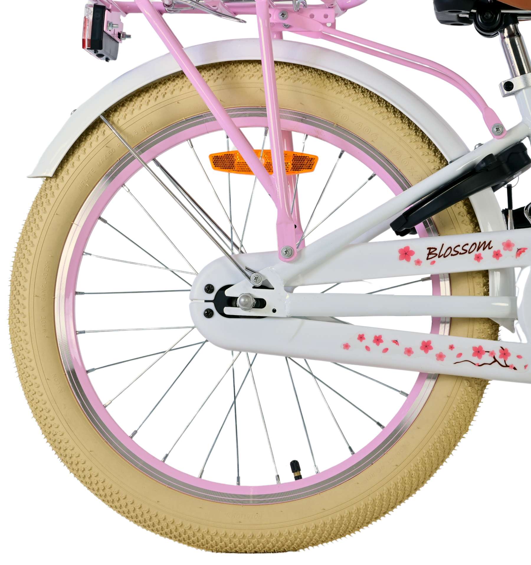 Volare Blossom Kinderfiets - Meisjes - 20 inch - Wit 2 Volare Blossom Kinderfiets - Meisjes - 20 inch - Wit - Afbeelding 2