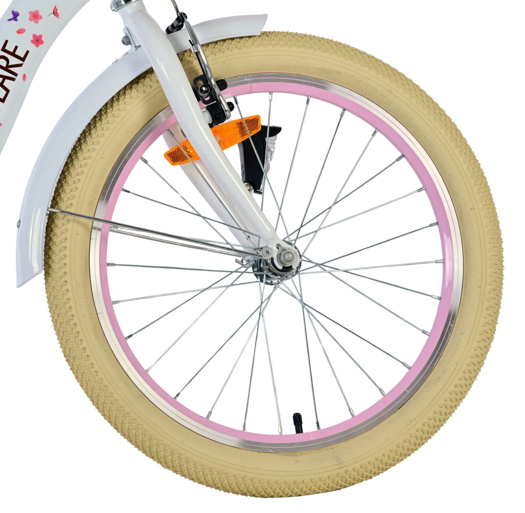 Volare Blossom Kinderfiets - Meisjes - 20 inch - Wit 3 Volare Blossom Kinderfiets - Meisjes - 20 inch - Wit - Afbeelding 3