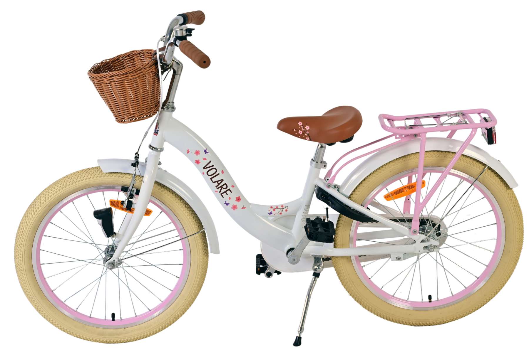 Volare Blossom Kinderfiets - Meisjes - 20 inch - Wit 7 Volare Blossom Kinderfiets - Meisjes - 20 inch - Wit - Afbeelding 7