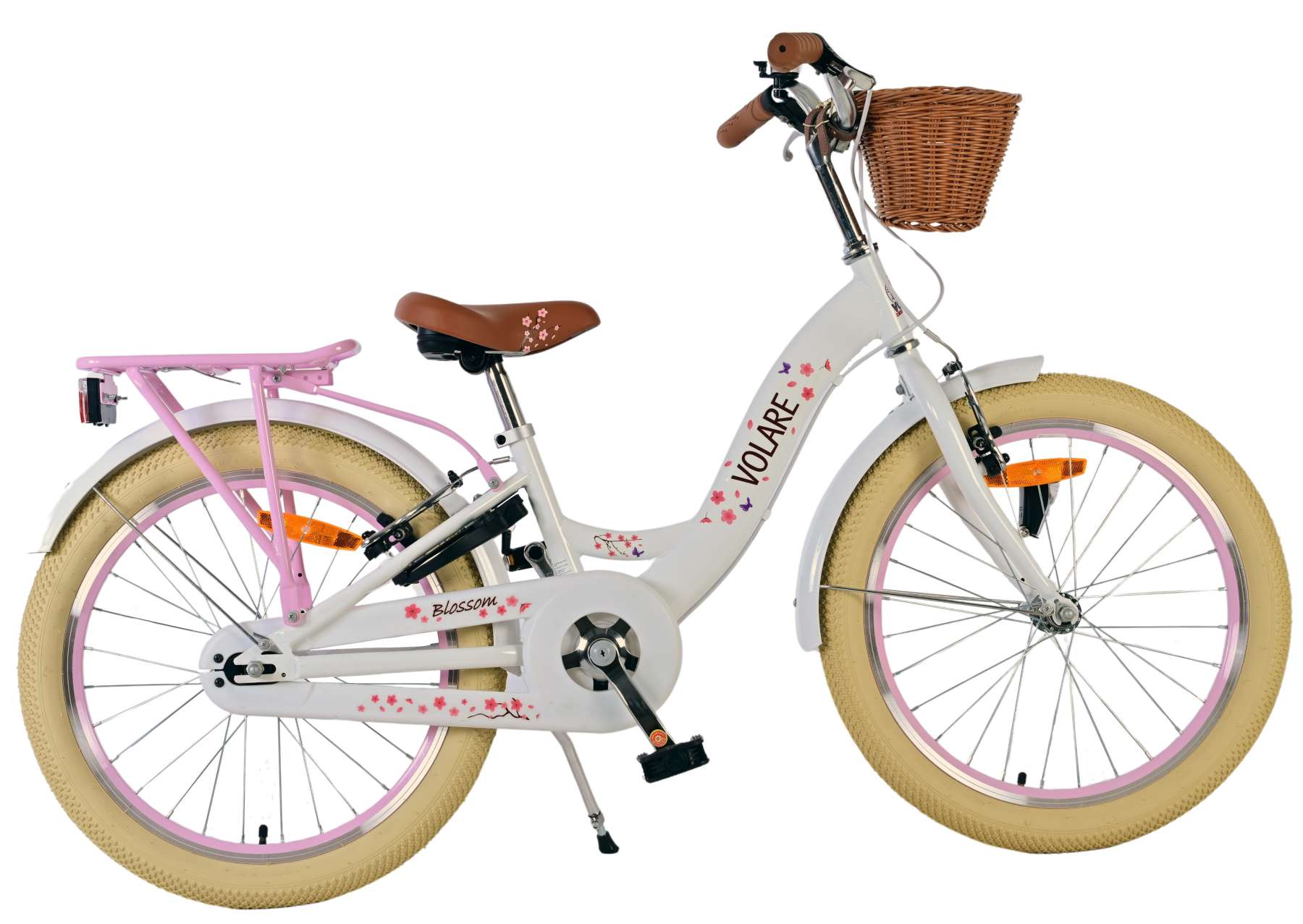 Volare Blossom Kinderfiets - Meisjes - 20 inch - Wit - Twee handremmen 10 Volare Blossom Kinderfiets - Meisjes - 20 inch - Wit - Twee handremmen - Afbeelding 10