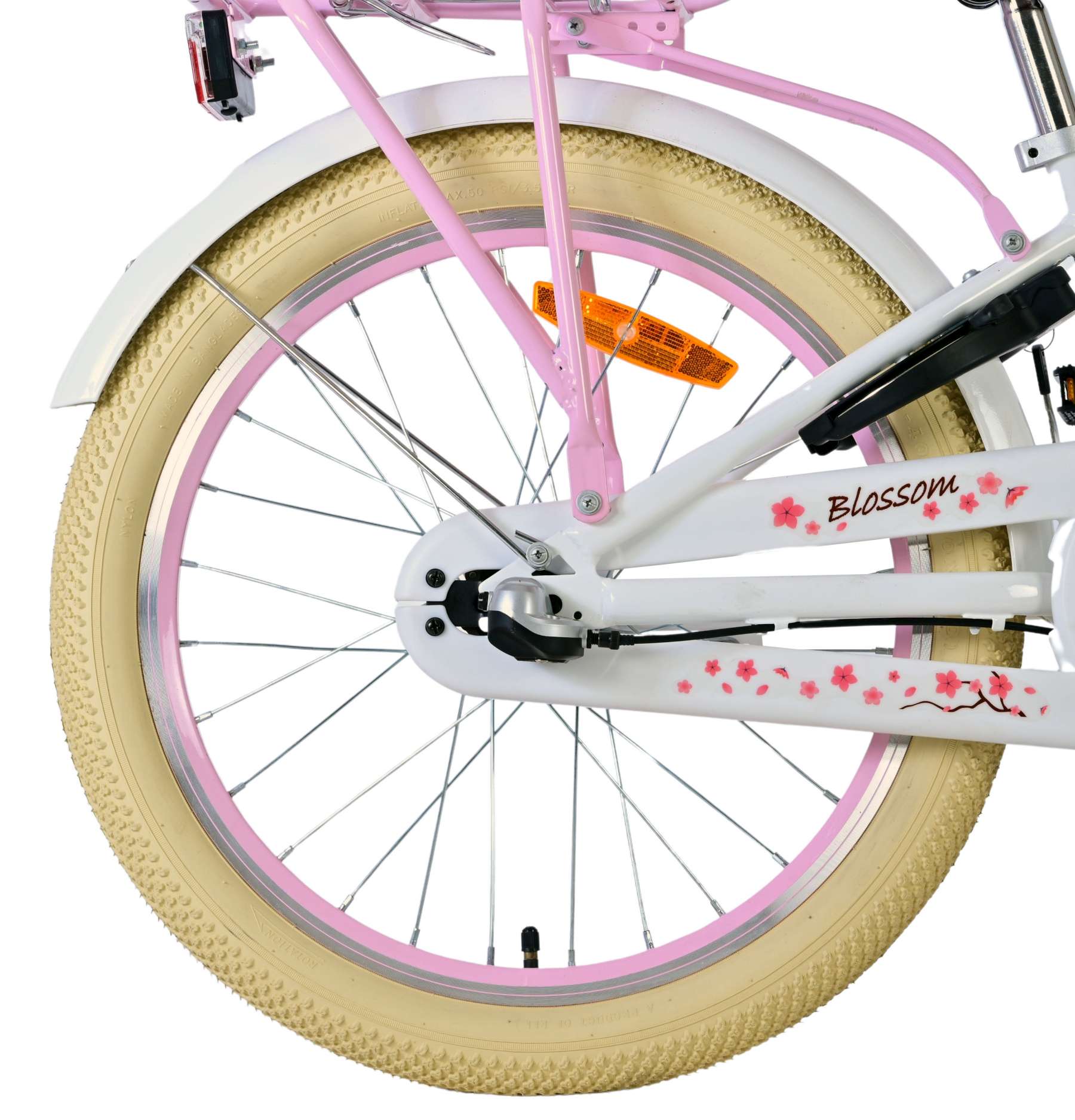 Volare Blossom Kinderfiets - Meisjes - 20 inch - Wit - Nexus 3 versnellingen 2 Volare Blossom Kinderfiets - Meisjes - 20 inch - Wit - Nexus 3 versnellingen - Afbeelding 2