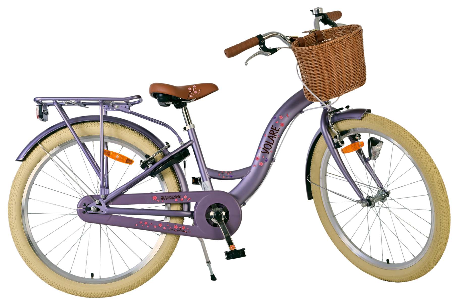 Volare Blossom Kinderfiets - Meisjes - 24 inch - Paars - Twee handremmen 10 Volare Blossom Kinderfiets - Meisjes - 24 inch - Paars - Twee handremmen - Afbeelding 10