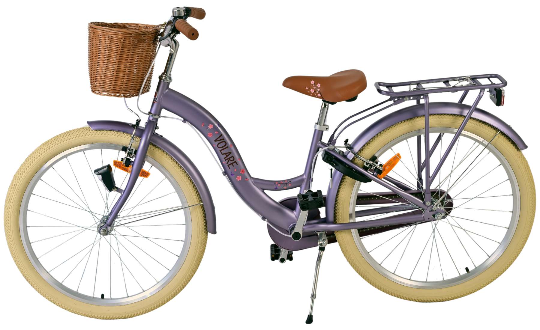 Volare Blossom Kinderfiets - Meisjes - 24 inch - Paars - Twee handremmen 7 Volare Blossom Kinderfiets - Meisjes - 24 inch - Paars - Twee handremmen - Afbeelding 7