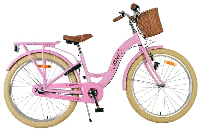 Volare Blossom Kinderfiets - Meisjes - 24 inch - Roze - 3 Versnellingen 1 Volare Blossom Kinderfiets - Meisjes - 24 inch - Roze - 3 Versnellingen