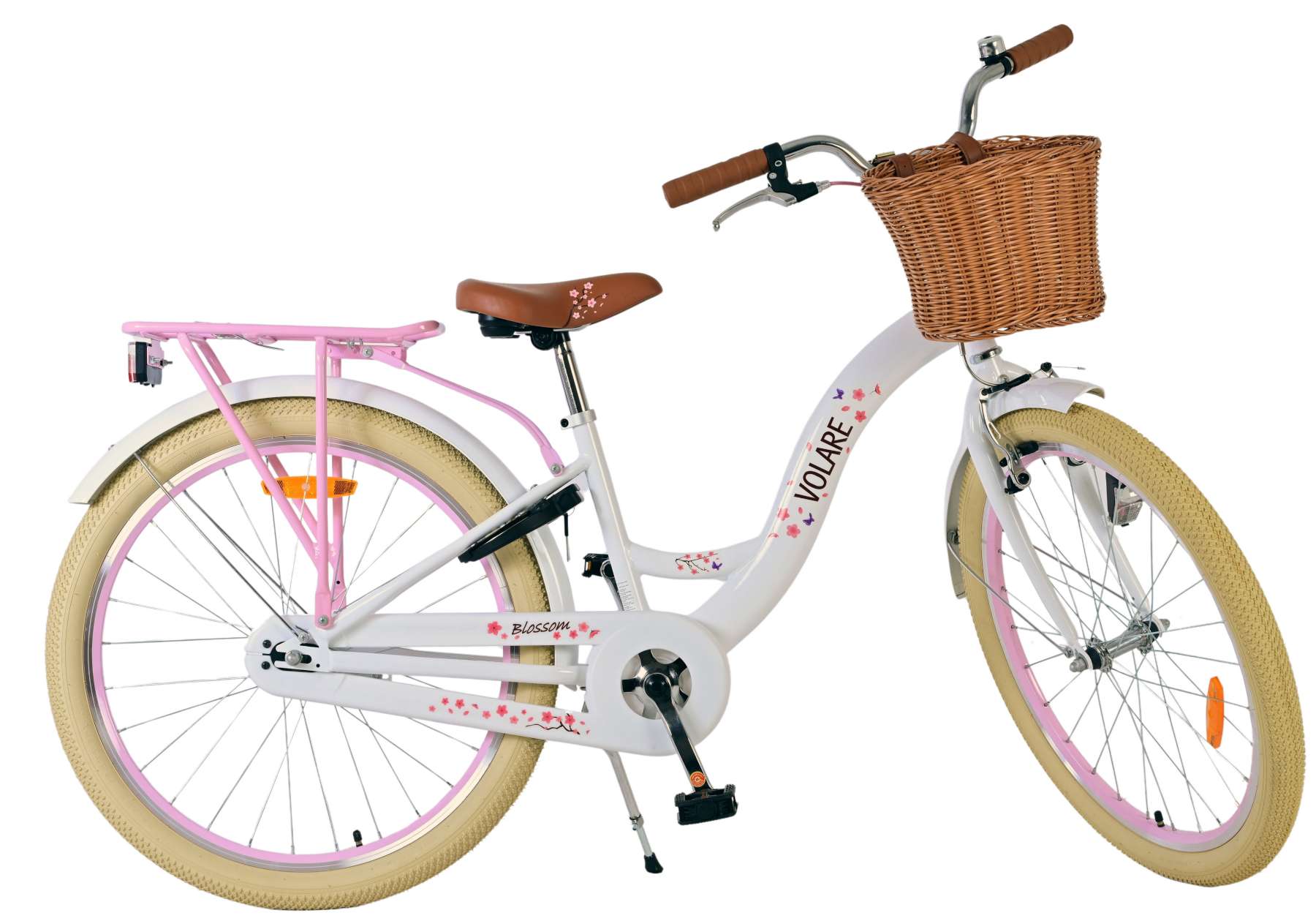 Volare Blossom Kinderfiets - Meisjes - 24 inch - Wit 10 Volare Blossom Kinderfiets - Meisjes - 24 inch - Wit - Afbeelding 10