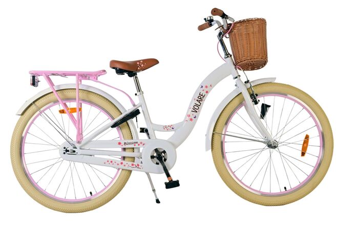 Volare Blossom Kinderfiets - Meisjes - 24 inch - Wit 1 Volare Blossom Kinderfiets - Meisjes - 24 inch - Wit