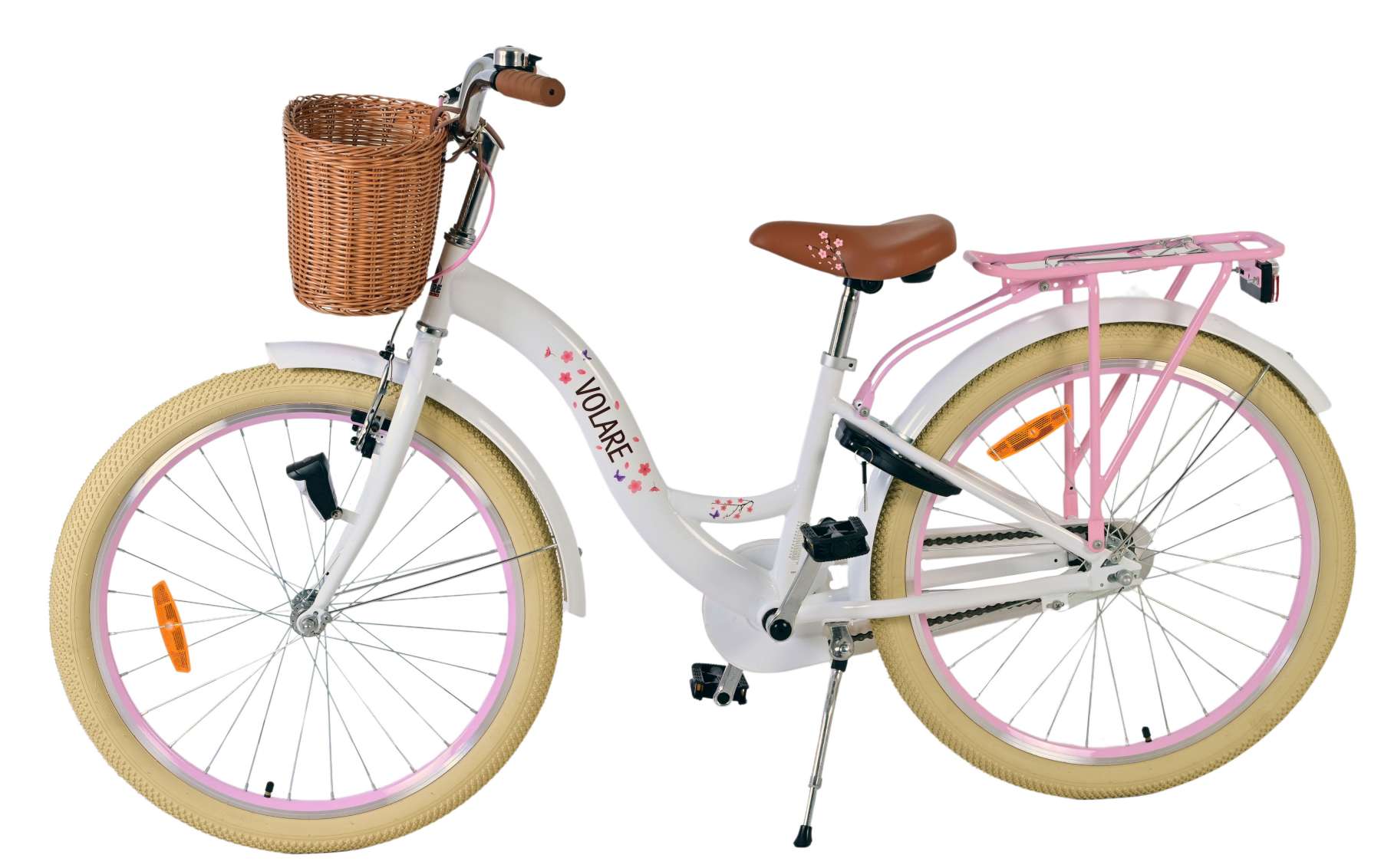 Volare Blossom Kinderfiets - Meisjes - 24 inch - Wit 7 Volare Blossom Kinderfiets - Meisjes - 24 inch - Wit - Afbeelding 7