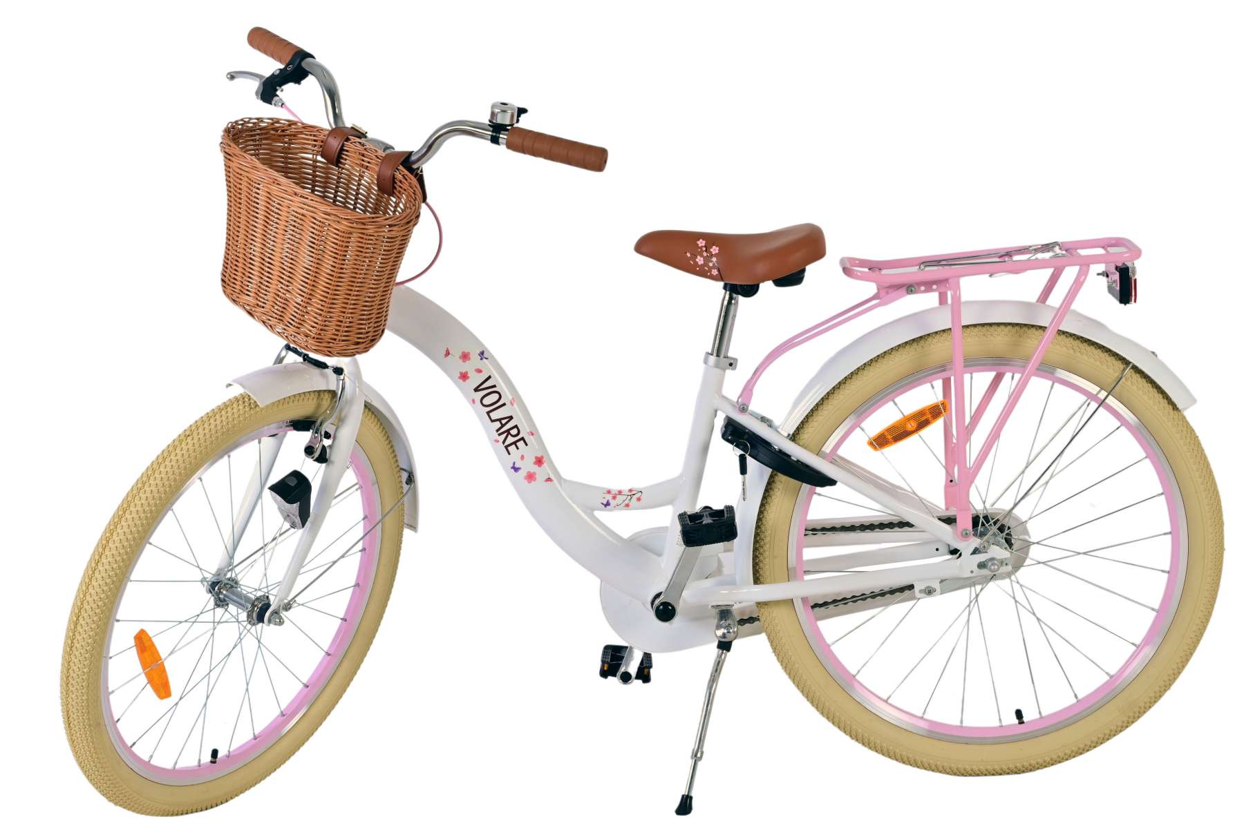 Volare Blossom Kinderfiets - Meisjes - 24 inch - Wit 8 Volare Blossom Kinderfiets - Meisjes - 24 inch - Wit - Afbeelding 8