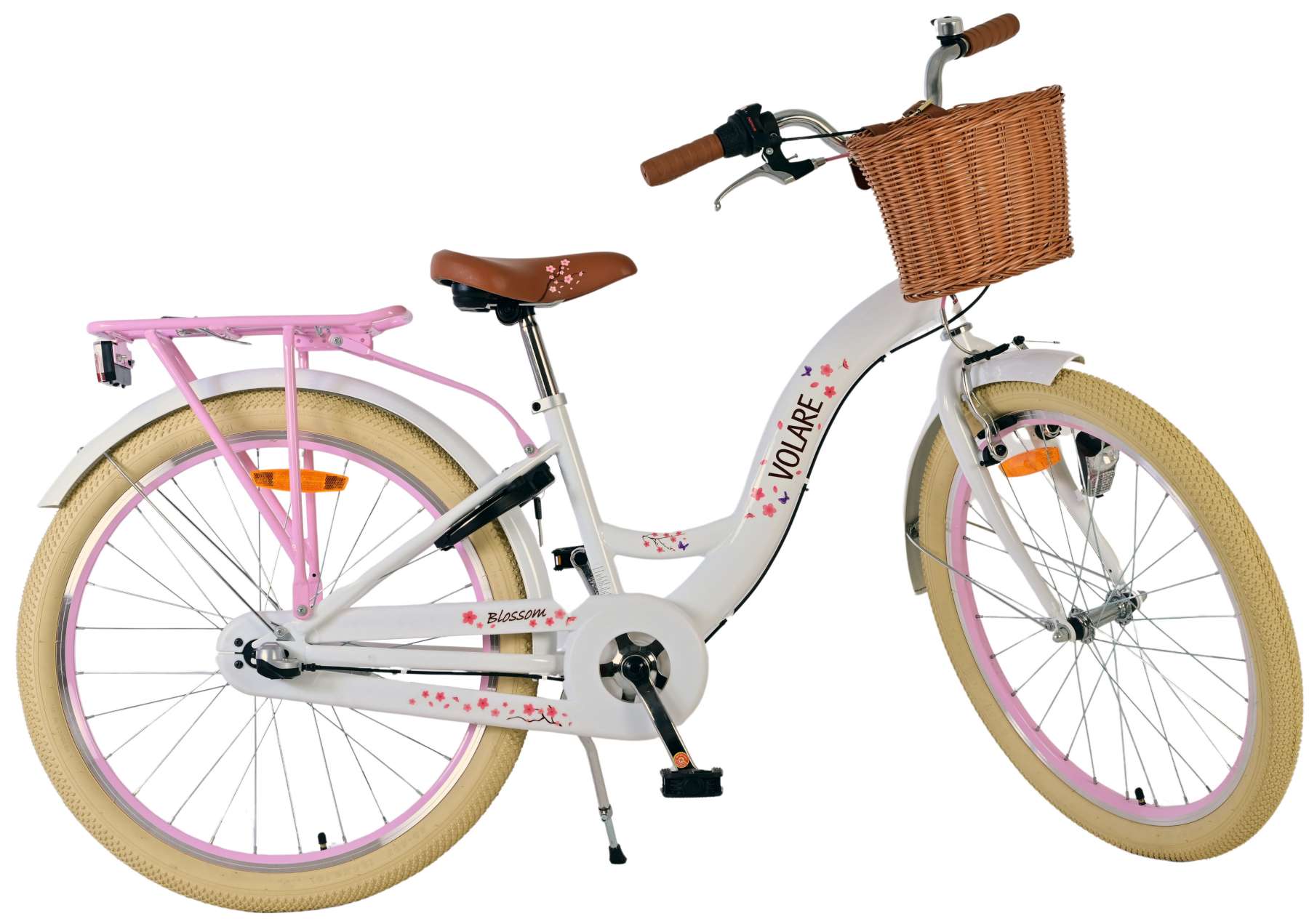 Volare Blossom Kinderfiets - Meisjes - 24 inch - Wit - 3 Versnellingen 9 Volare Blossom Kinderfiets - Meisjes - 24 inch - Wit - 3 Versnellingen - Afbeelding 9