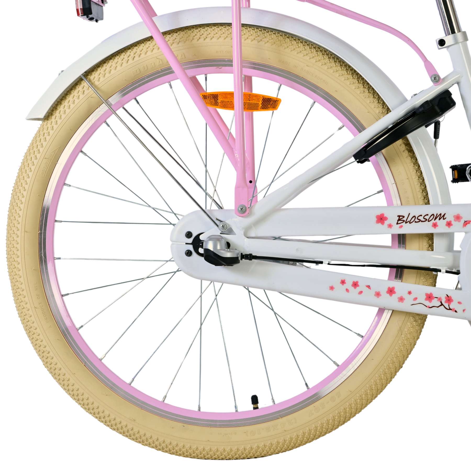 Volare Blossom Kinderfiets - Meisjes - 24 inch - Wit - 3 Versnellingen 2 Volare Blossom Kinderfiets - Meisjes - 24 inch - Wit - 3 Versnellingen - Afbeelding 2