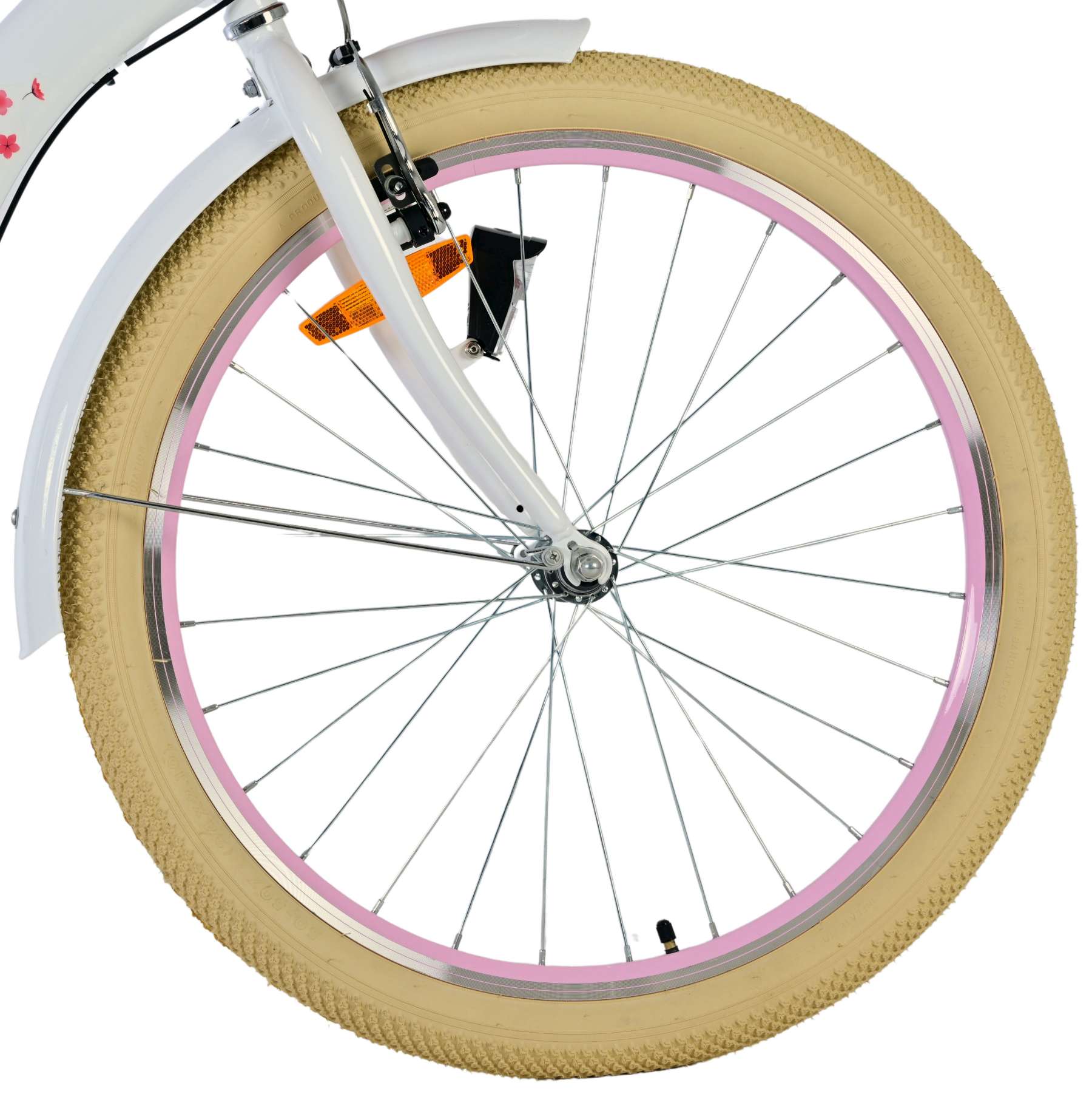 Volare Blossom Kinderfiets - Meisjes - 24 inch - Wit - 3 Versnellingen 3 Volare Blossom Kinderfiets - Meisjes - 24 inch - Wit - 3 Versnellingen - Afbeelding 3