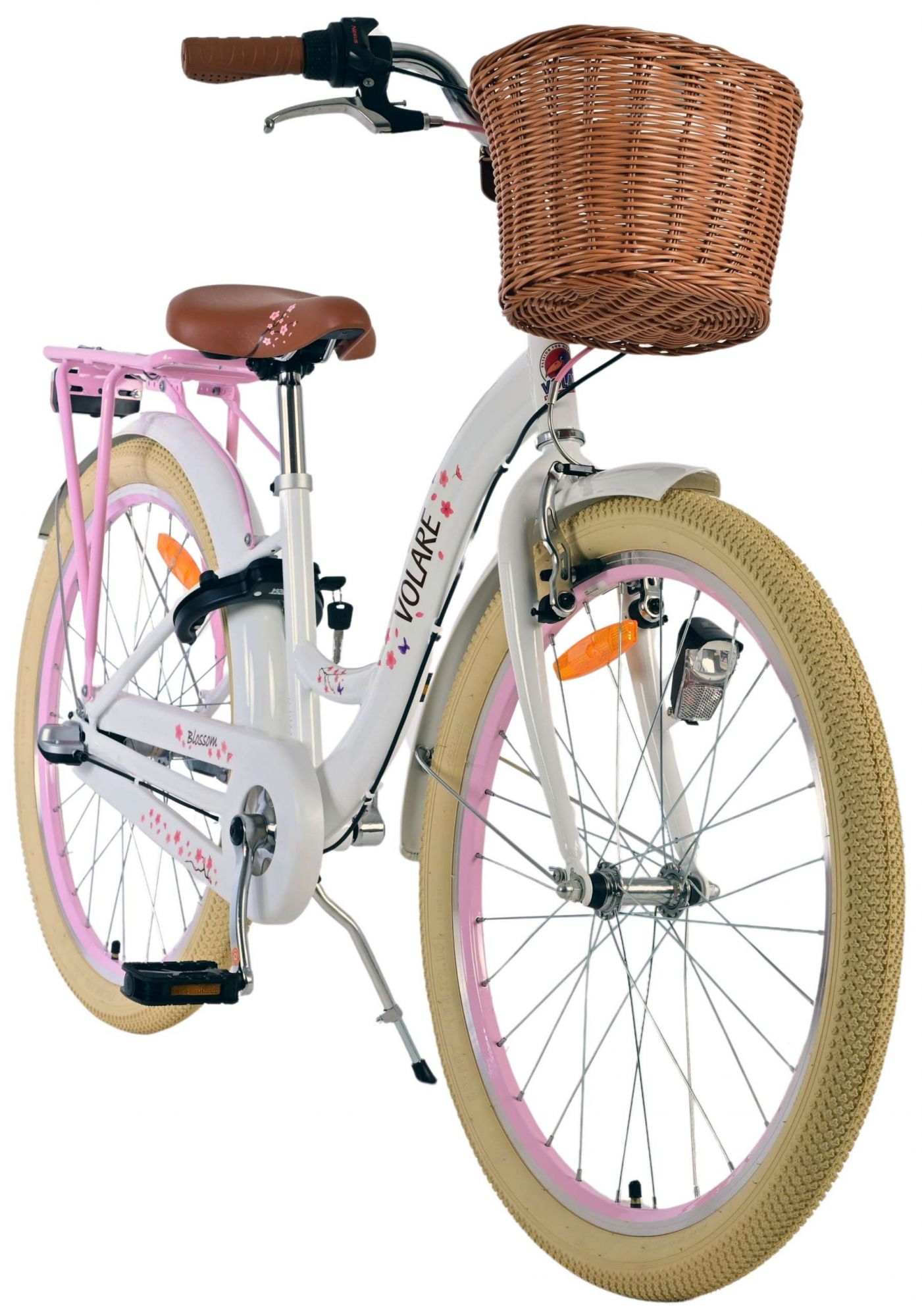 Volare Blossom Kinderfiets - Meisjes - 24 inch - Wit - 3 Versnellingen 6 Volare Blossom Kinderfiets - Meisjes - 24 inch - Wit - 3 Versnellingen - Afbeelding 6