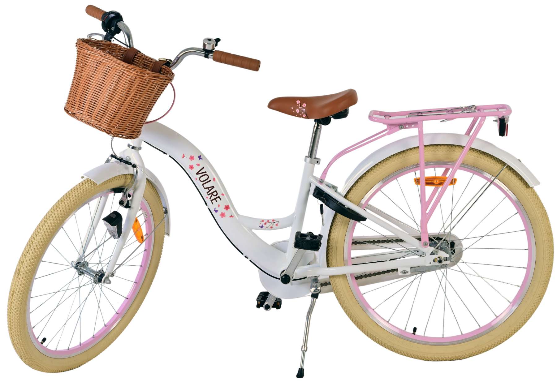 Volare Blossom Kinderfiets - Meisjes - 24 inch - Wit - 3 Versnellingen 10 Volare Blossom Kinderfiets - Meisjes - 24 inch - Wit - 3 Versnellingen - Afbeelding 10