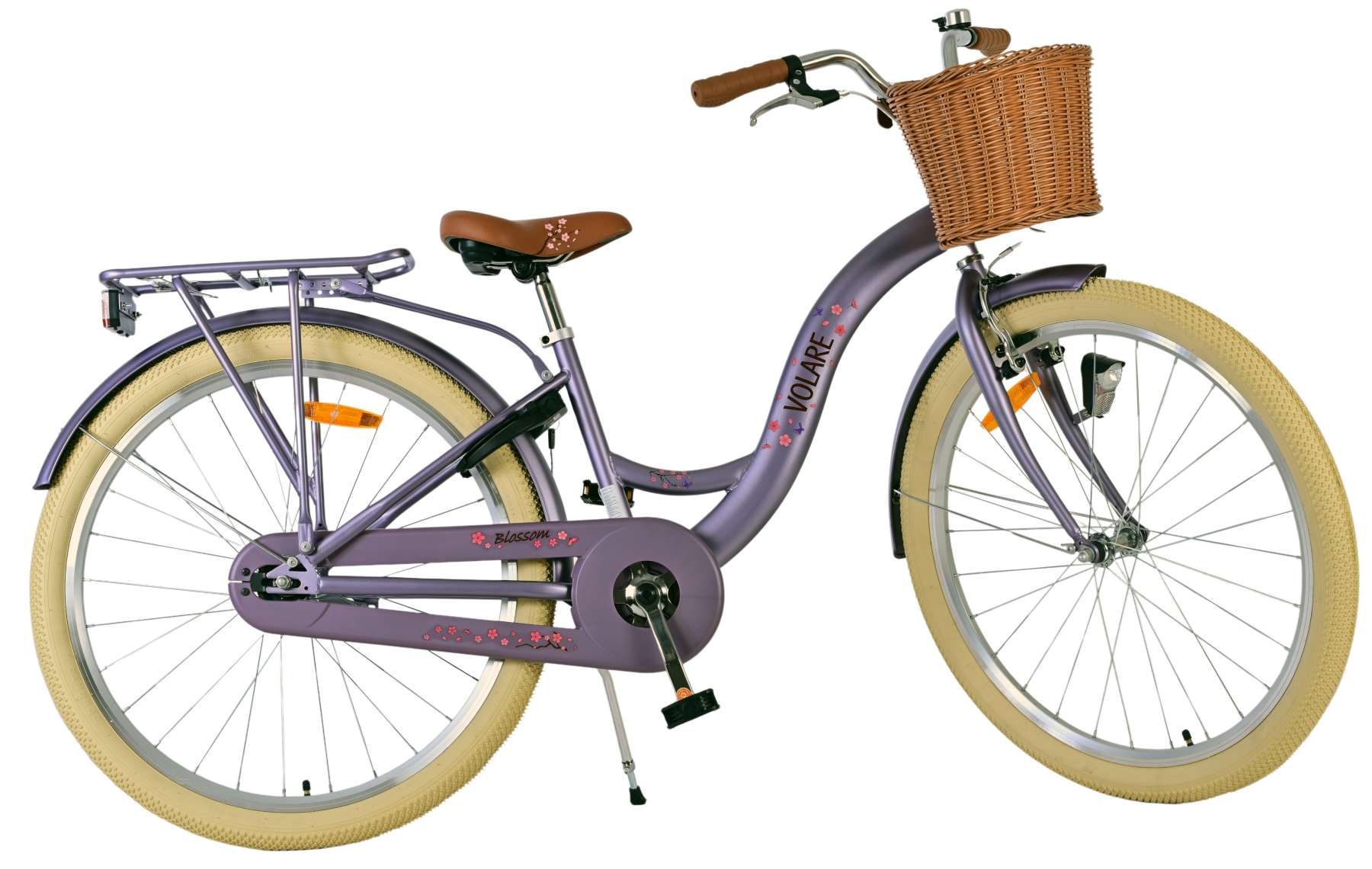 Volare Blossom Kinderfiets - Meisjes - 26 inch - Paars 2 Volare Blossom Kinderfiets - Meisjes - 26 inch - Paars - Afbeelding 2
