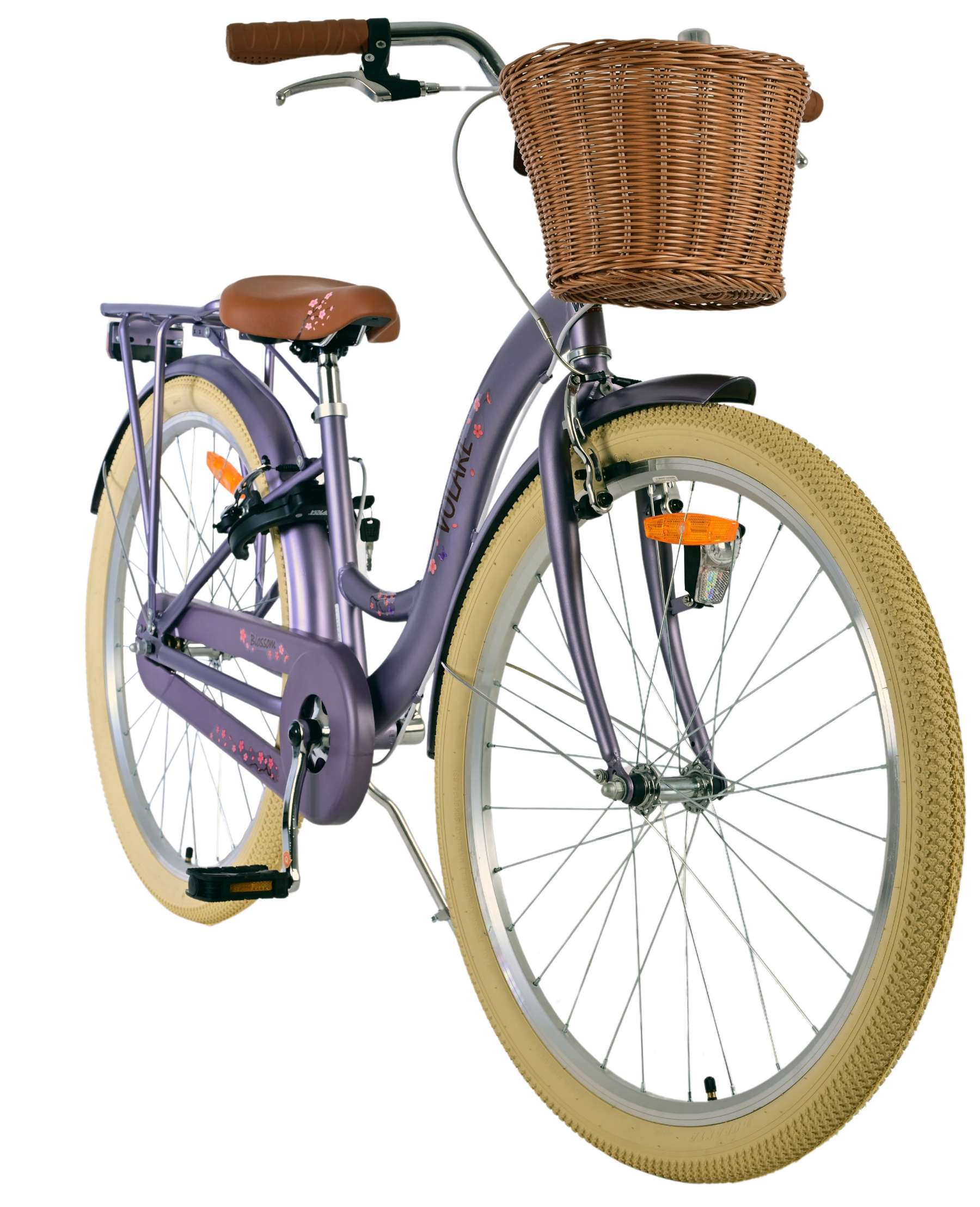 Volare Blossom Kinderfiets - Meisjes - 26 inch - Paars - Twee handremmen 8 Volare Blossom Kinderfiets - Meisjes - 26 inch - Paars - Twee handremmen - Afbeelding 8