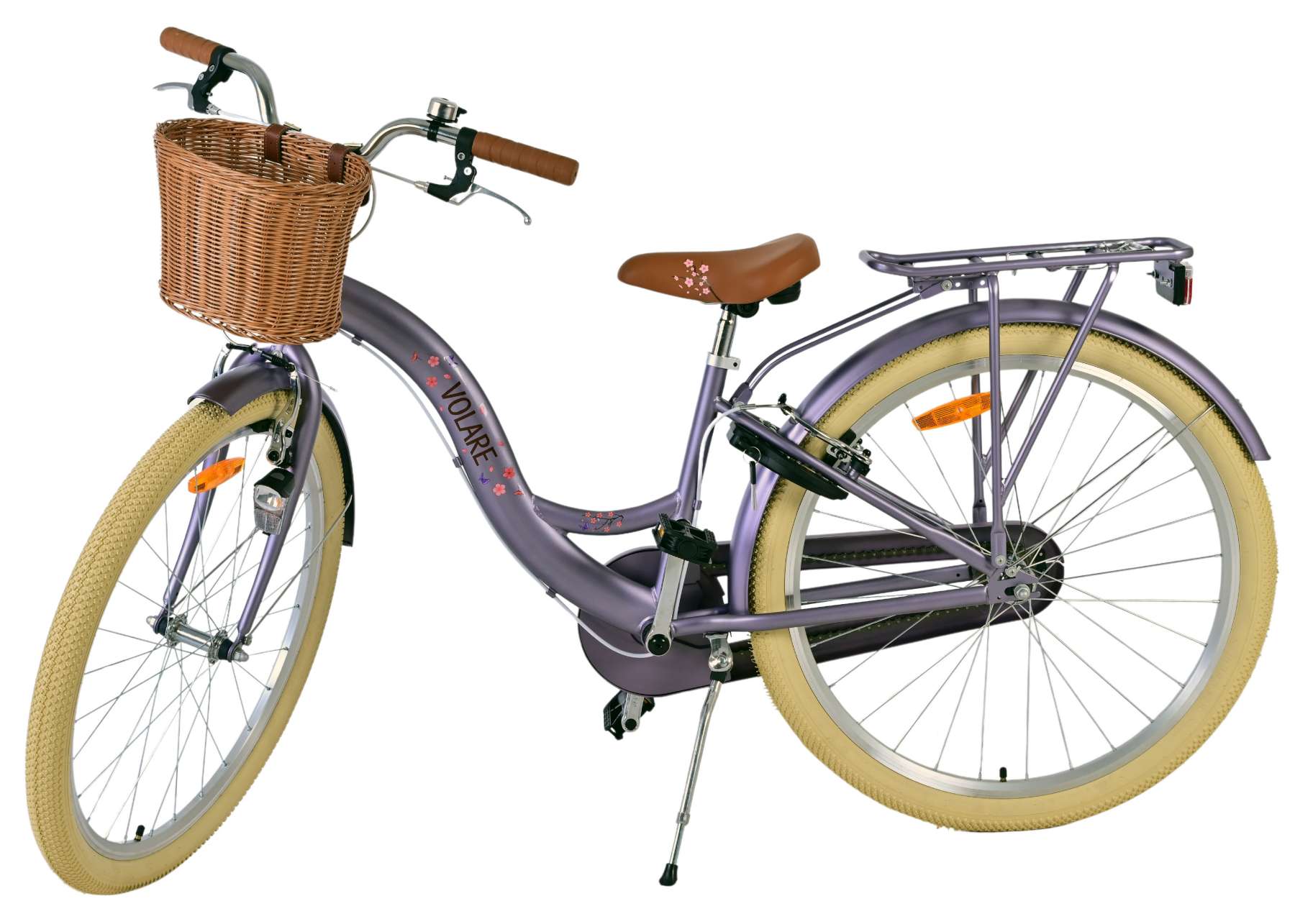 Volare Blossom Kinderfiets - Meisjes - 26 inch - Paars - Twee handremmen 11 Volare Blossom Kinderfiets - Meisjes - 26 inch - Paars - Twee handremmen - Afbeelding 11