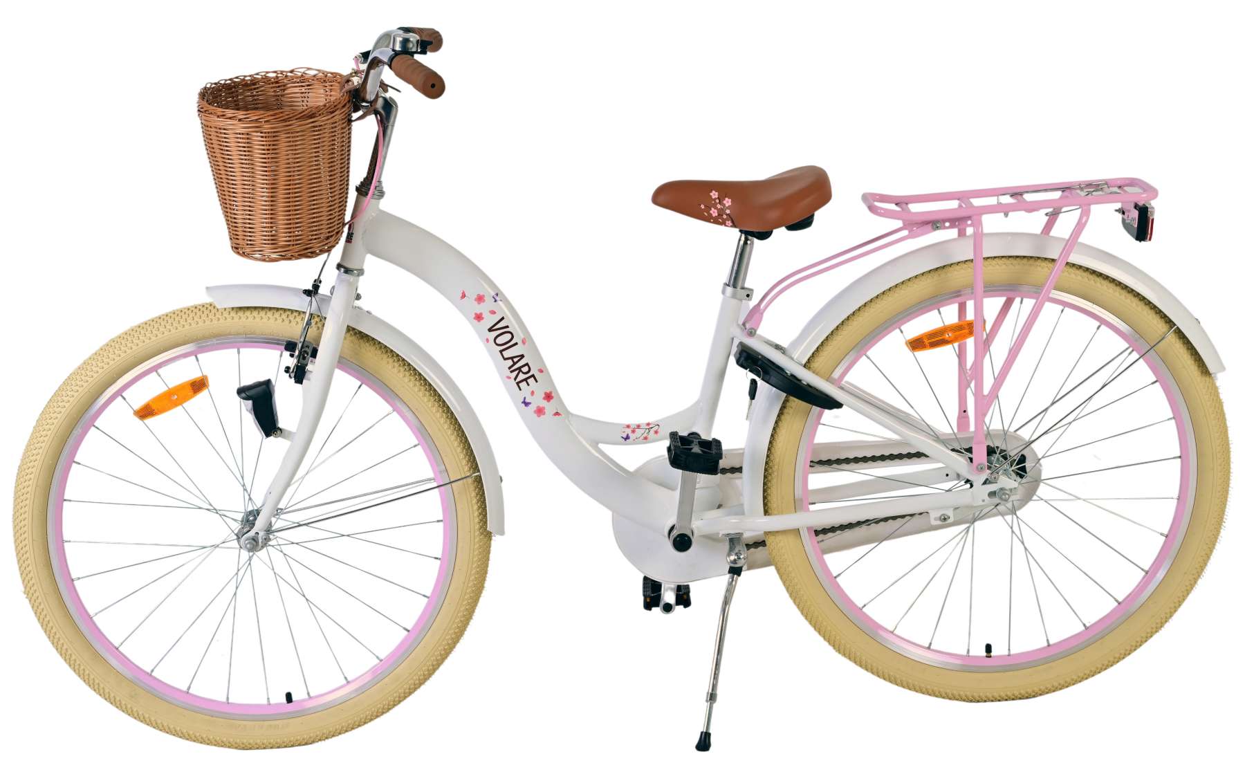 Volare Blossom Kinderfiets - Meisjes - 26 inch - Wit 7 Volare Blossom Kinderfiets - Meisjes - 26 inch - Wit - Afbeelding 7