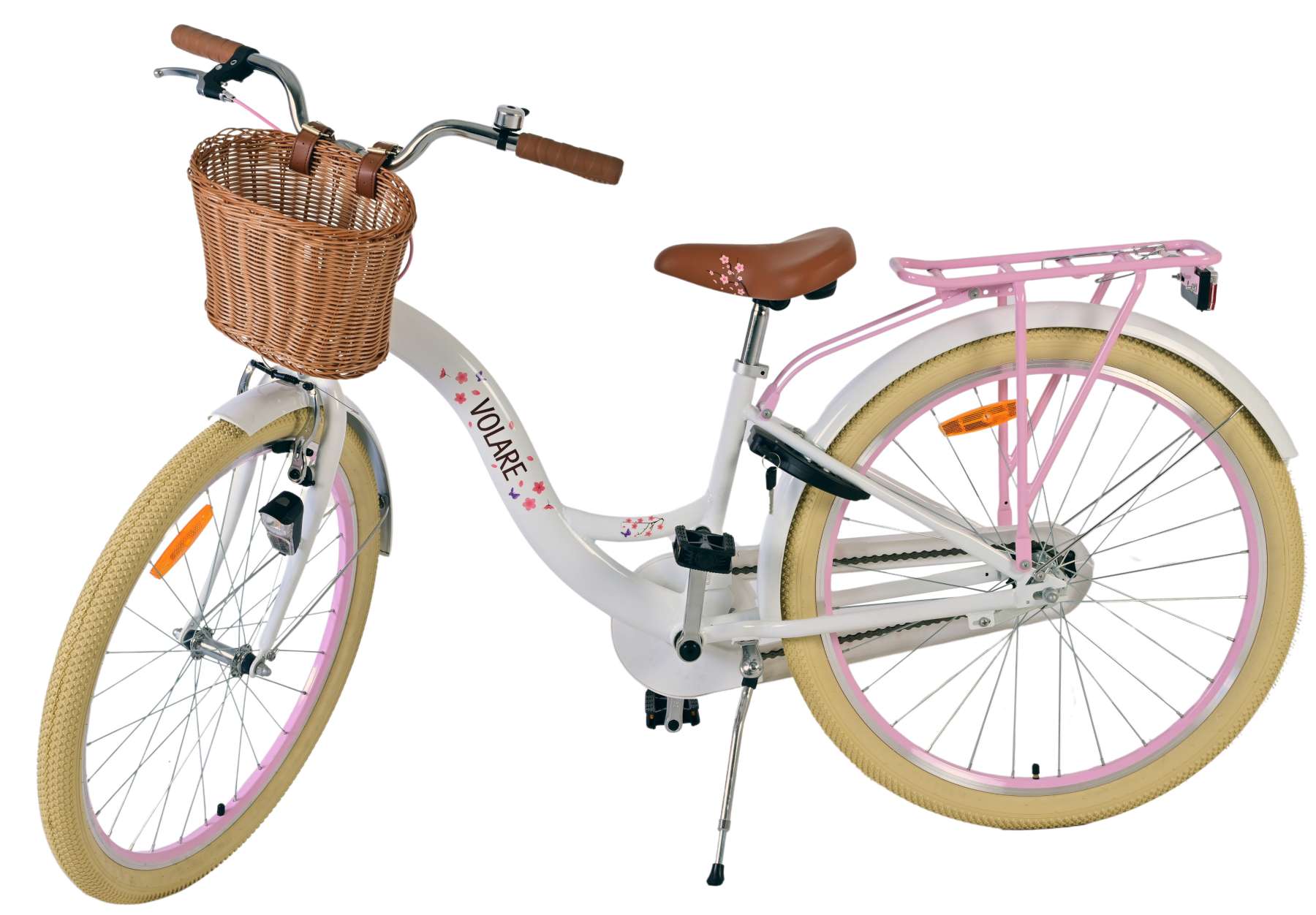 Volare Blossom Kinderfiets - Meisjes - 26 inch - Wit 8 Volare Blossom Kinderfiets - Meisjes - 26 inch - Wit - Afbeelding 8