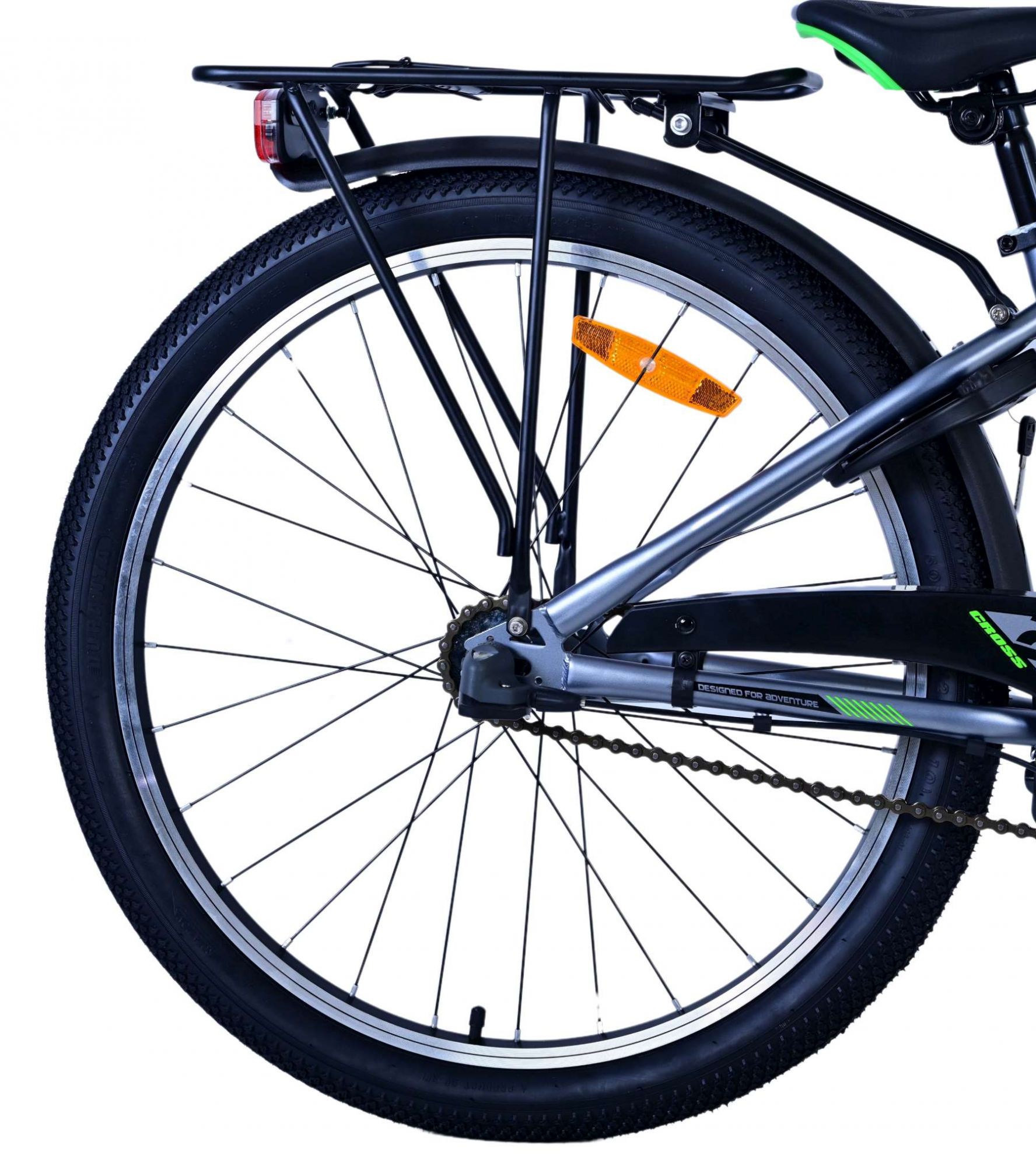 Volare Cross Kinderfiets - Jongens - 24 inch - donker Grijs- 3 versnellingen 2 Volare Cross Kinderfiets - Jongens - 24 inch - donker Grijs- 3 versnellingen - Afbeelding 2