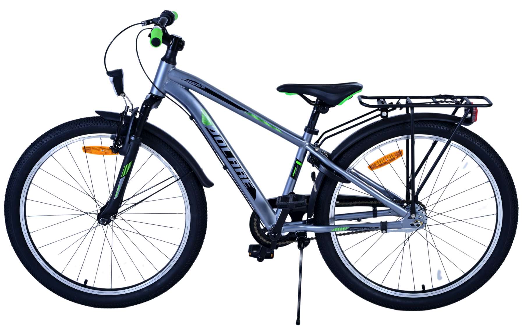 Volare Cross Kinderfiets - Jongens - 24 inch - donker Grijs- 3 versnellingen 9 Volare Cross Kinderfiets - Jongens - 24 inch - donker Grijs- 3 versnellingen - Afbeelding 9