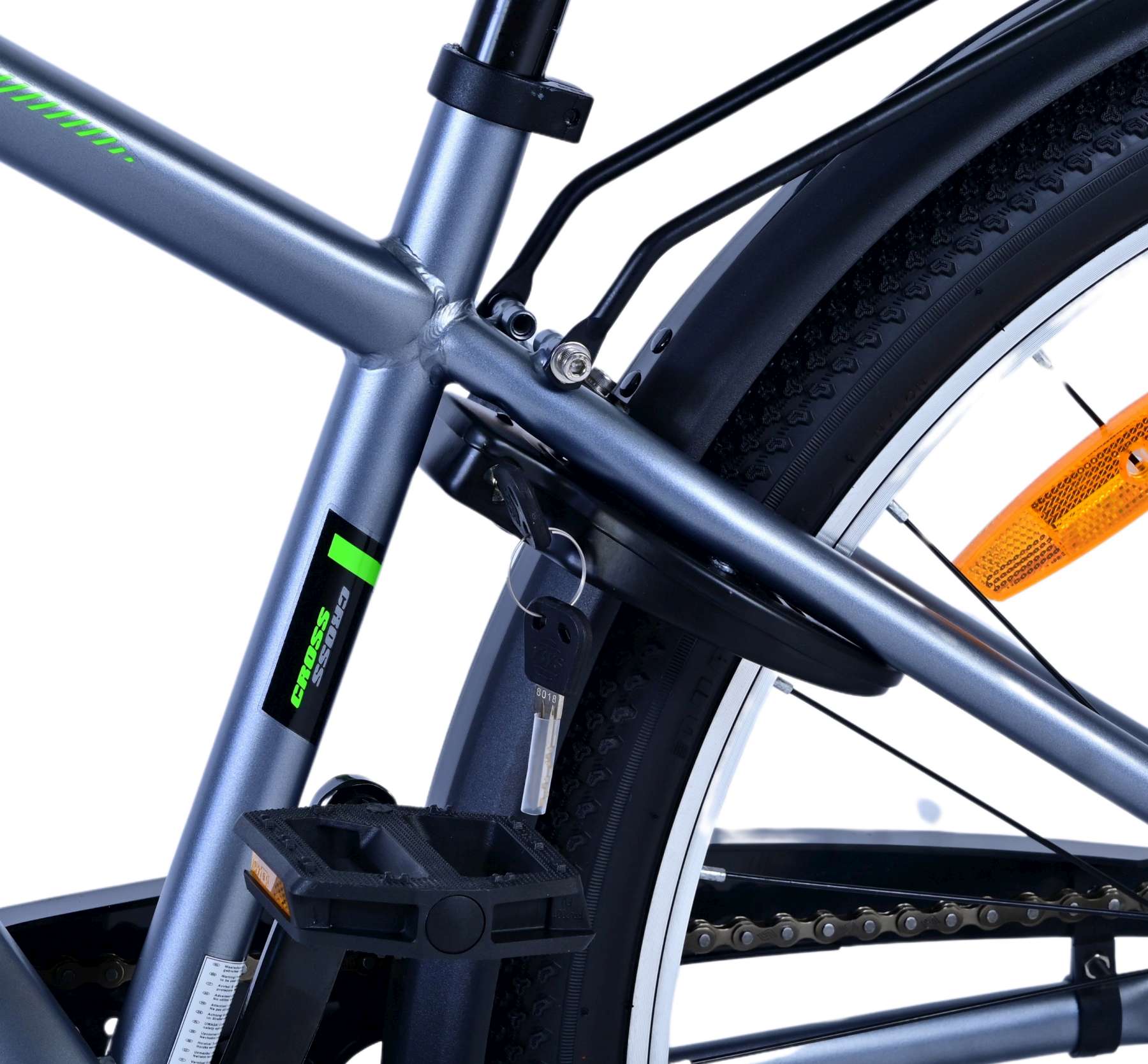 Volare Cross Kinderfiets - Jongens - 26 inch - donker Grijs - 3 Versnellingen 11 Volare Cross Kinderfiets - Jongens - 26 inch - donker Grijs - 3 Versnellingen - Afbeelding 11