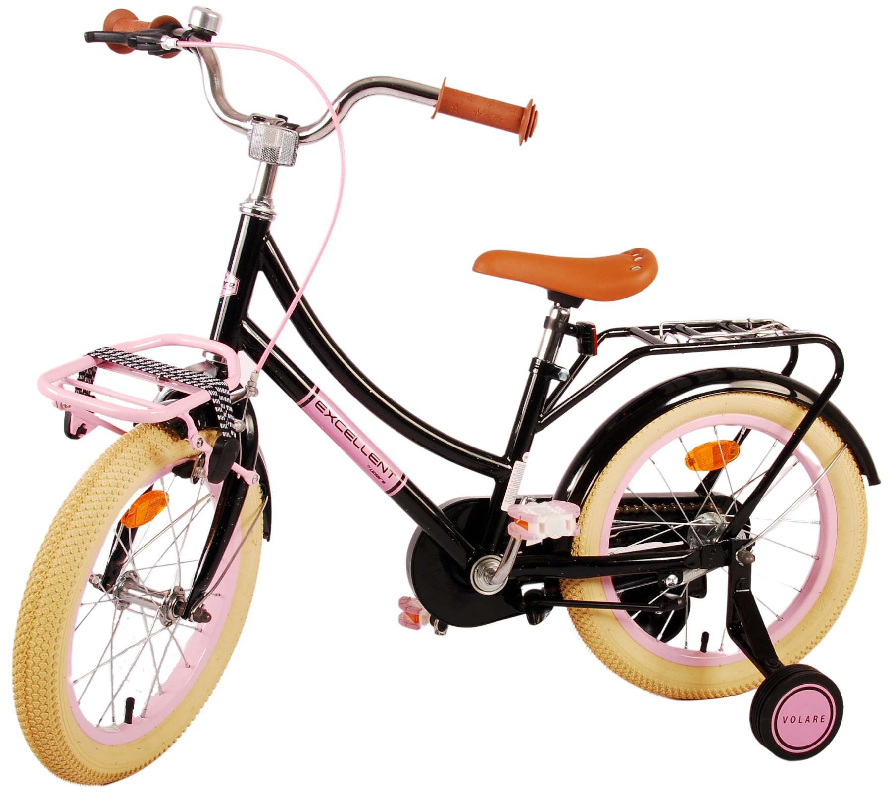 Volare Excellent Kinderfiets - Meisjes - 16 inch - Zwart - 95% afgemonteerd 14 Volare Excellent Kinderfiets - Meisjes - 16 inch - Zwart - 95% afgemonteerd - Afbeelding 14