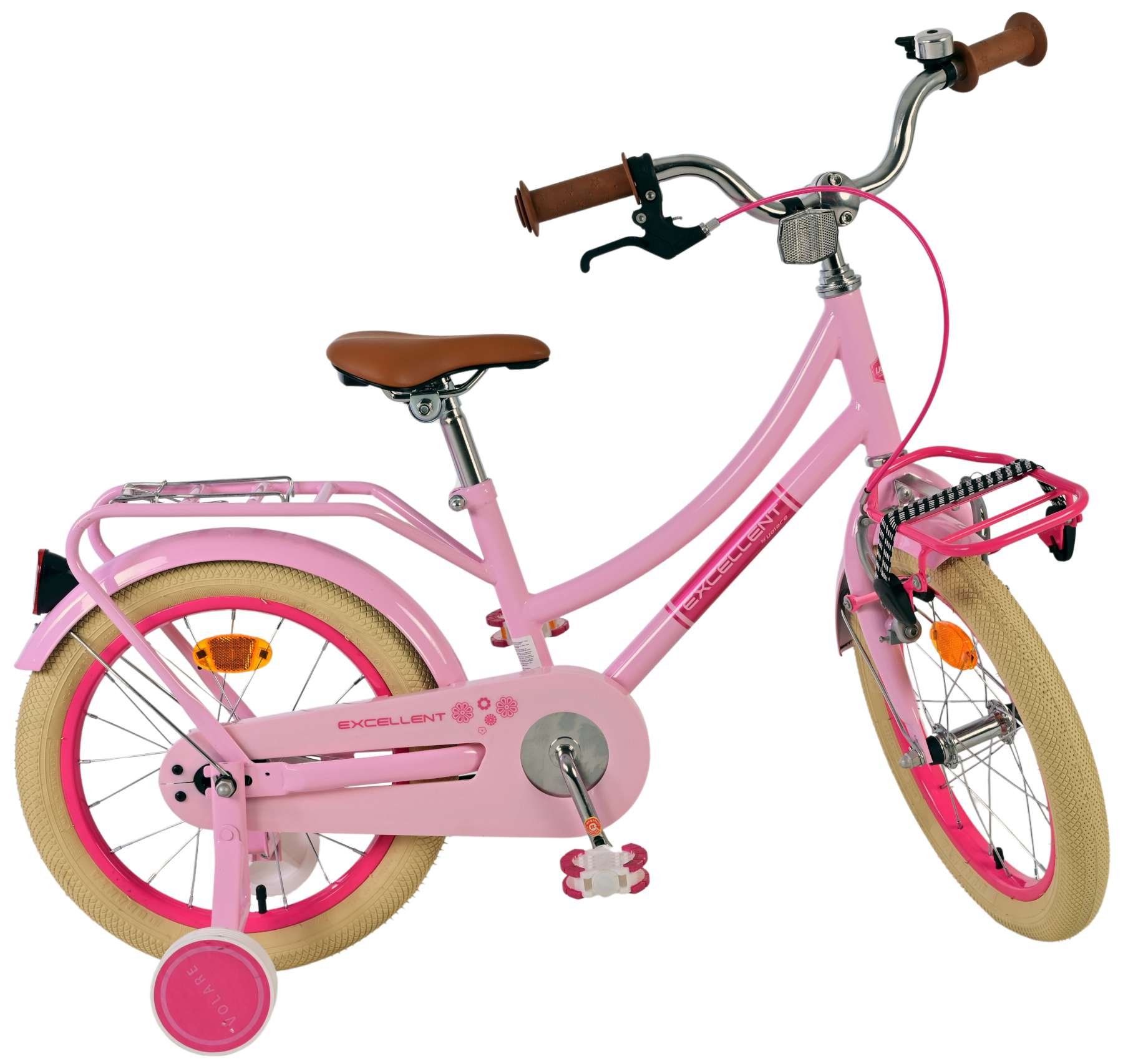 Volare Excellent Kinderfiets - Meisjes - 16 inch - Roze - 95% afgemonteerd 2 Volare Excellent Kinderfiets - Meisjes - 16 inch - Roze - 95% afgemonteerd - Afbeelding 2