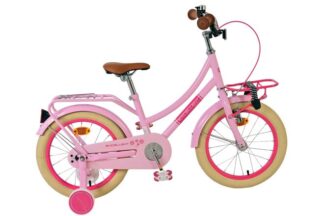 Volare Excellent Kinderfiets - Meisjes - 16 inch - Roze - 95% afgemonteerd