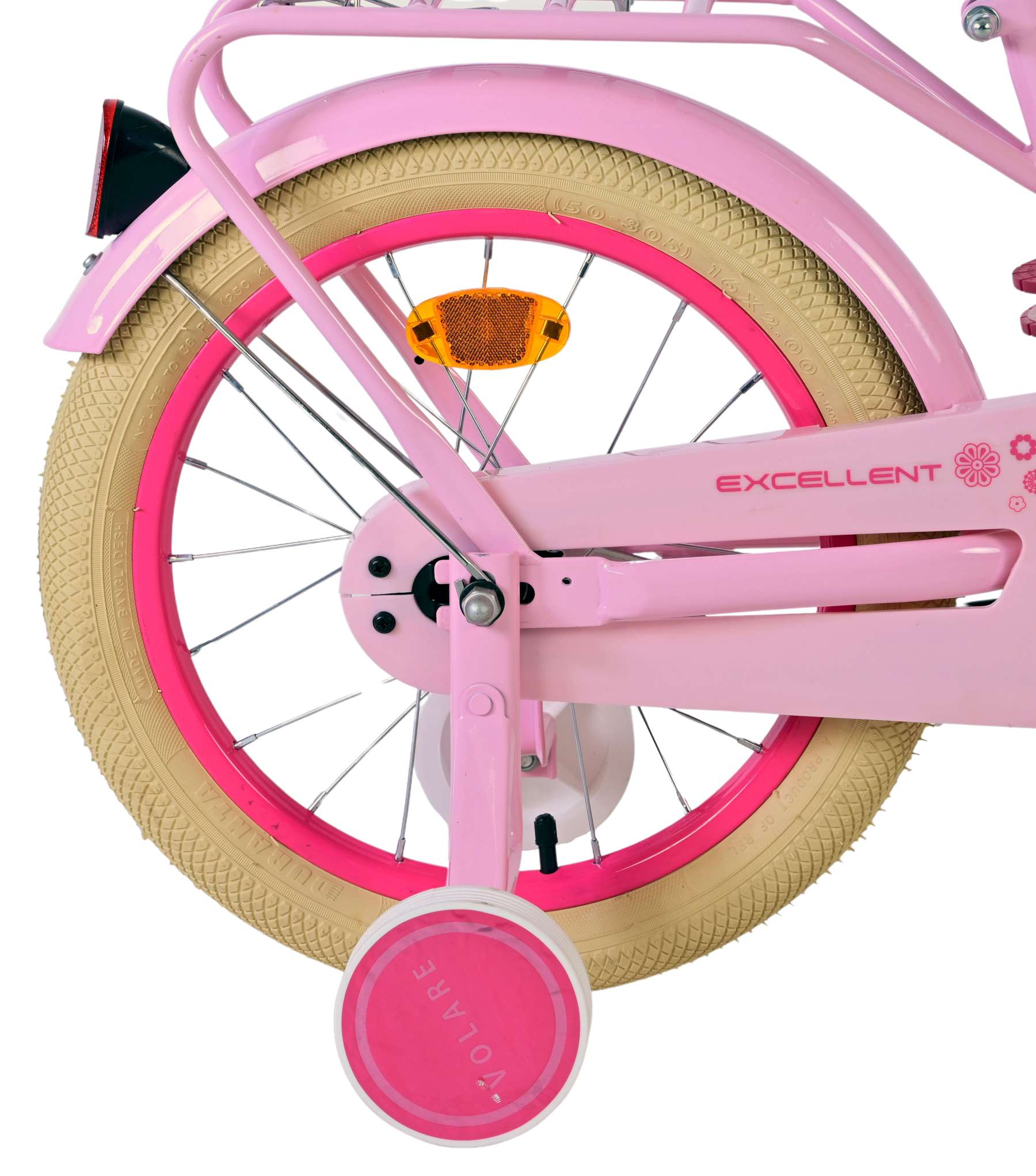 Volare Excellent Kinderfiets - Meisjes - 16 inch - Roze - 95% afgemonteerd 3 Volare Excellent Kinderfiets - Meisjes - 16 inch - Roze - 95% afgemonteerd - Afbeelding 3