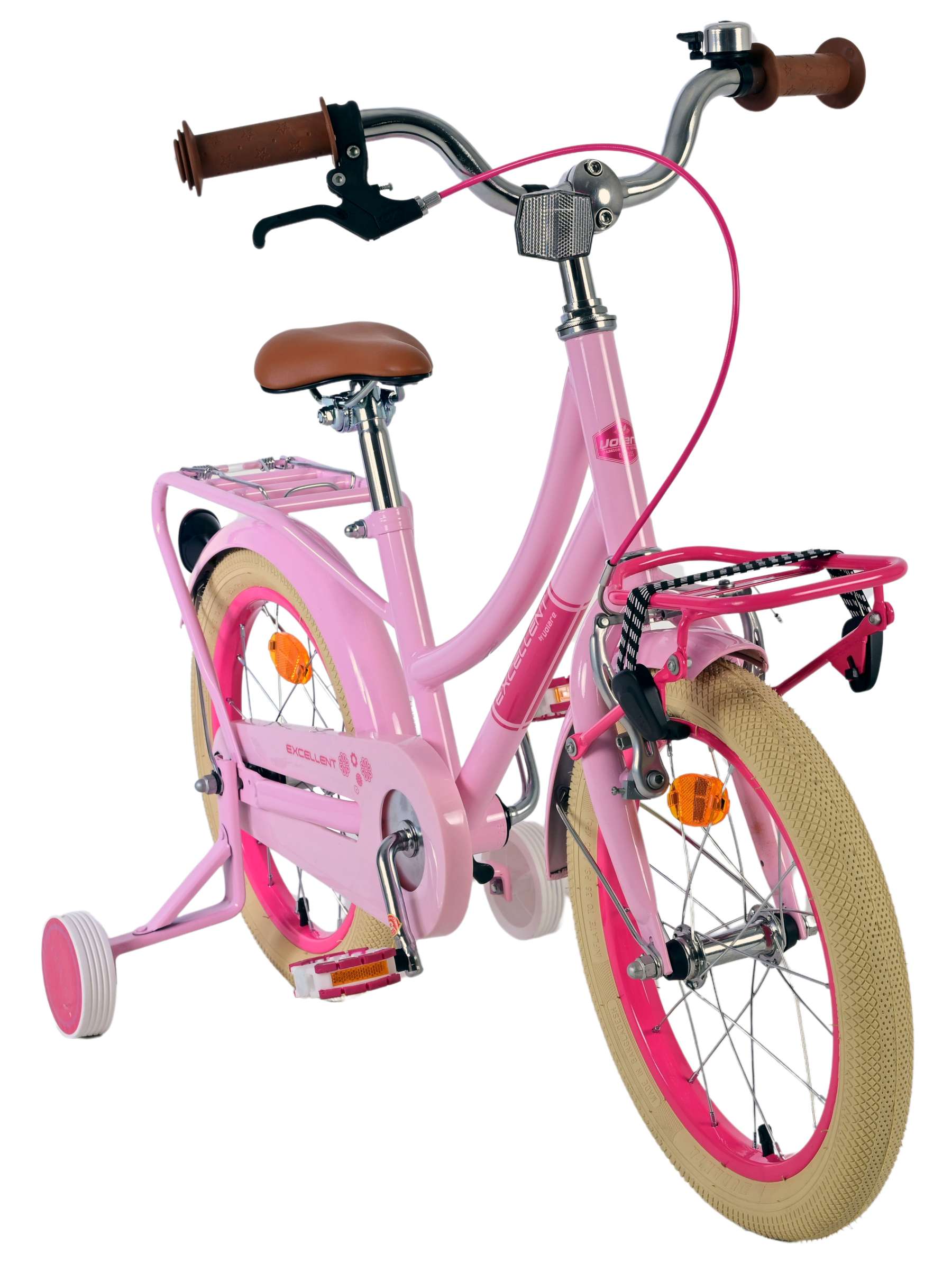 Volare Excellent Kinderfiets - Meisjes - 16 inch - Roze - 95% afgemonteerd 6 Volare Excellent Kinderfiets - Meisjes - 16 inch - Roze - 95% afgemonteerd - Afbeelding 6