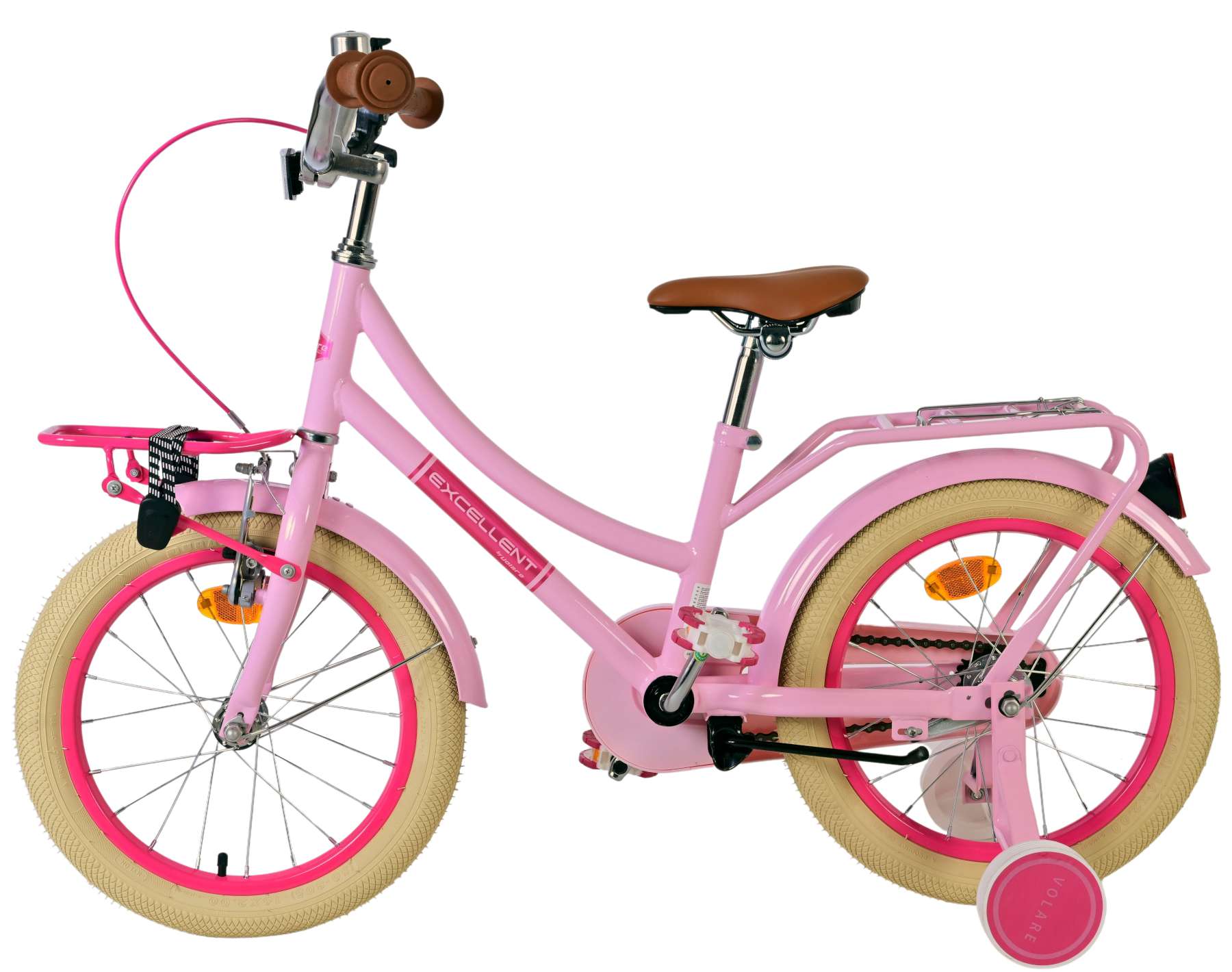 Volare Excellent Kinderfiets - Meisjes - 16 inch - Roze - 95% afgemonteerd 8 Volare Excellent Kinderfiets - Meisjes - 16 inch - Roze - 95% afgemonteerd - Afbeelding 8