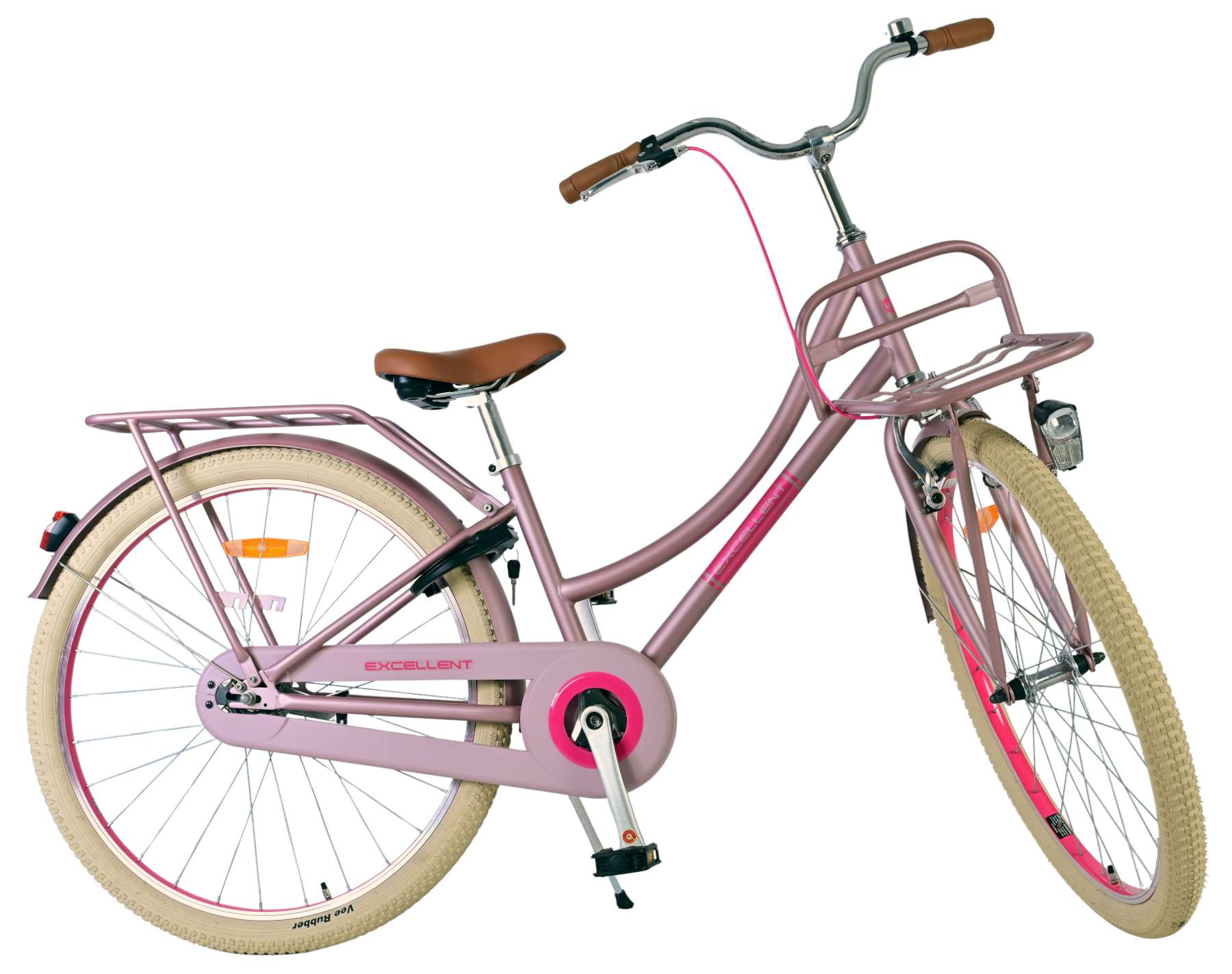 Volare Excellent Kinderfiets - Meisjes - 26 inch - Mat Roze 9 Volare Excellent Kinderfiets - Meisjes - 26 inch - Mat Roze - Afbeelding 9