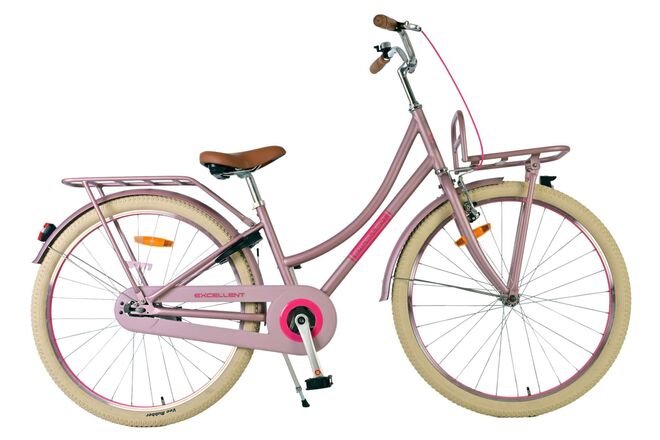 Volare Excellent Kinderfiets - Meisjes - 26 inch - Mat Roze 1 Volare Excellent Kinderfiets - Meisjes - 26 inch - Mat Roze