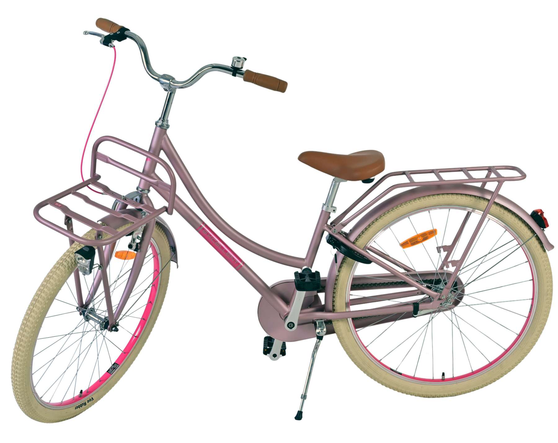 Volare Excellent Kinderfiets - Meisjes - 26 inch - Mat Roze 7 Volare Excellent Kinderfiets - Meisjes - 26 inch - Mat Roze - Afbeelding 7
