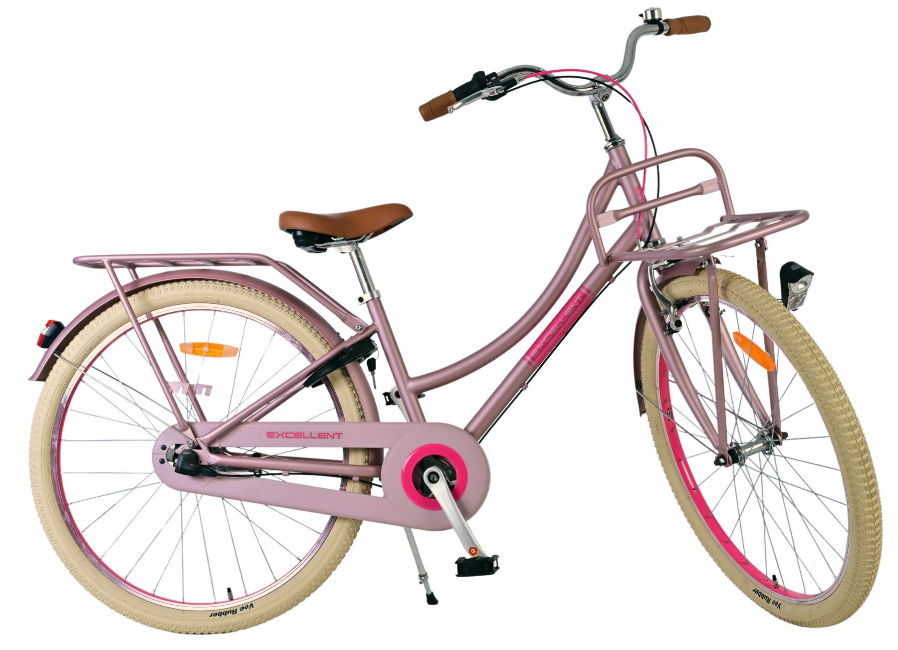 Volare Excellent Kinderfiets - Meisjes - 26 inch - Mat Roze - 3 versnellingen 2 Volare Excellent Kinderfiets - Meisjes - 26 inch - Mat Roze - 3 versnellingen - Afbeelding 2