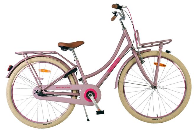 Volare Excellent Kinderfiets - Meisjes - 26 inch - Mat Roze - 3 versnellingen 1 Volare Excellent Kinderfiets - Meisjes - 26 inch - Mat Roze - 3 versnellingen