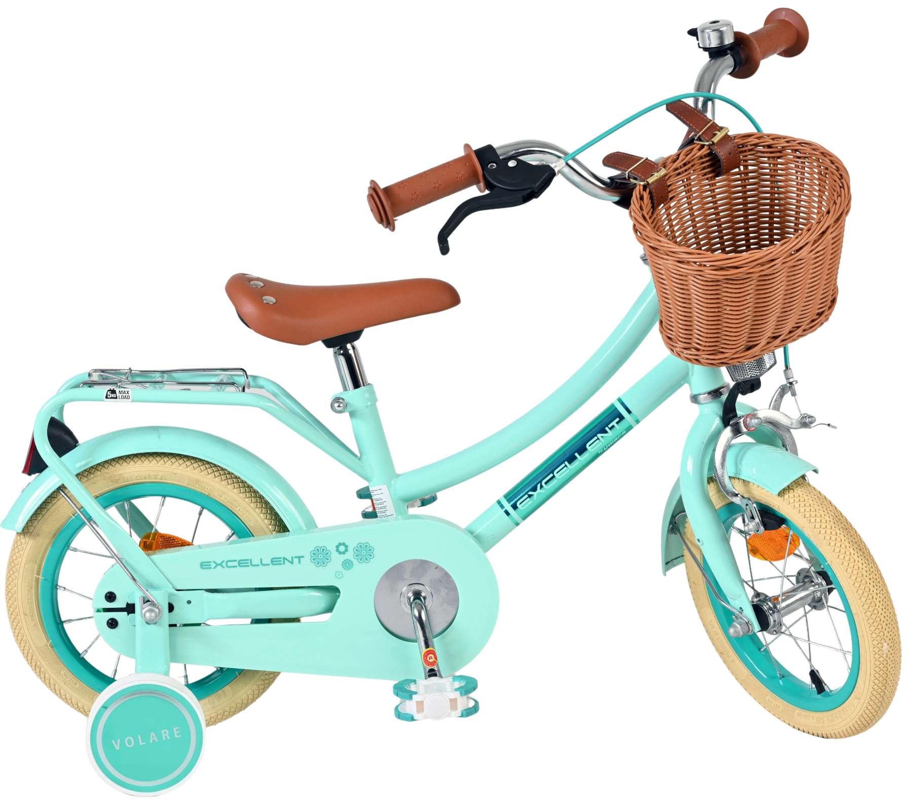 Volare Excellent Kinderfiets - Meisjes - 12 inch - Groen 10 Volare Excellent Kinderfiets - Meisjes - 12 inch - Groen - Afbeelding 10