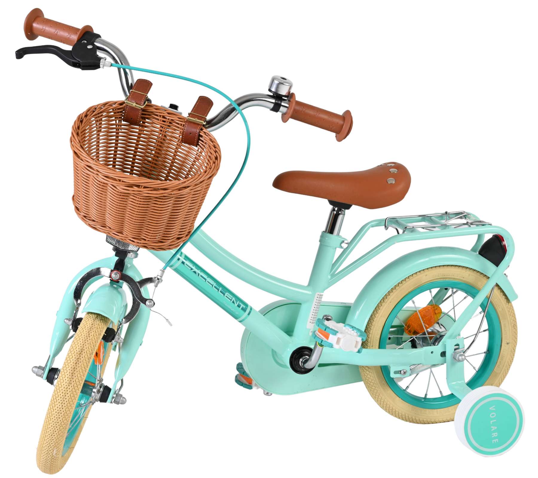 Volare Excellent Kinderfiets - Meisjes - 12 inch - Groen 8 Volare Excellent Kinderfiets - Meisjes - 12 inch - Groen - Afbeelding 8