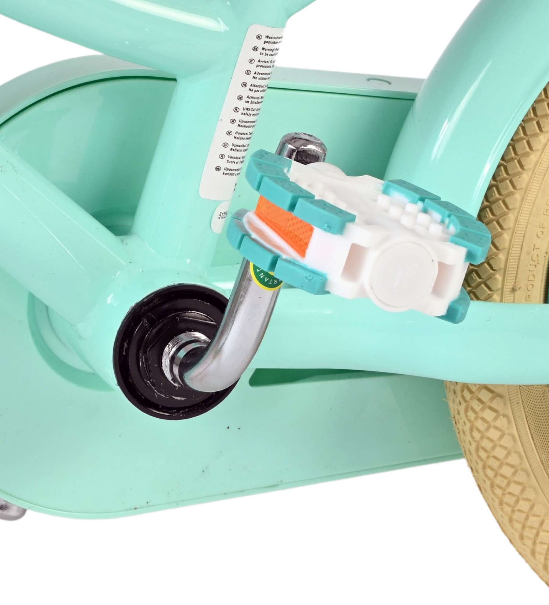 Volare Excellent Kinderfiets - Meisjes - 12 inch - Groen 9 Volare Excellent Kinderfiets - Meisjes - 12 inch - Groen - Afbeelding 9