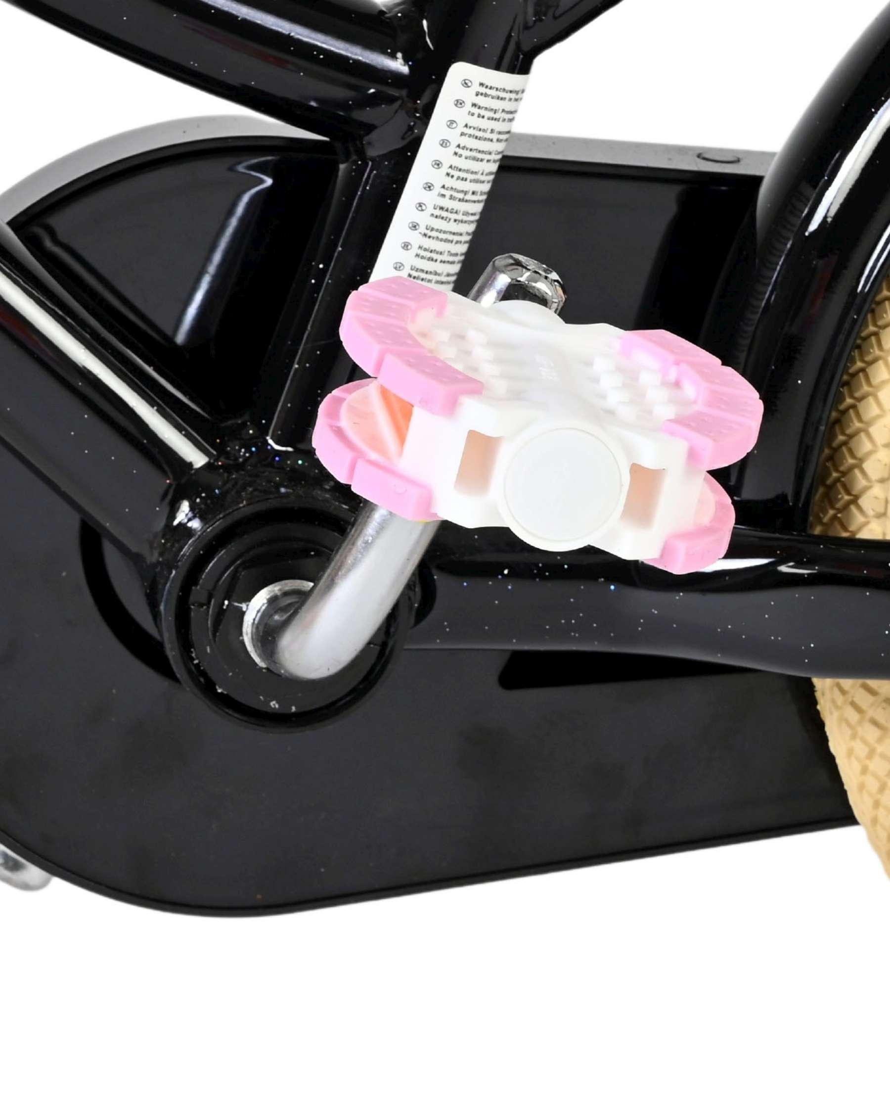 Volare Excellent Kinderfiets - Meisjes - 12 inch - Zwart 9 Volare Excellent Kinderfiets - Meisjes - 12 inch - Zwart - Afbeelding 9