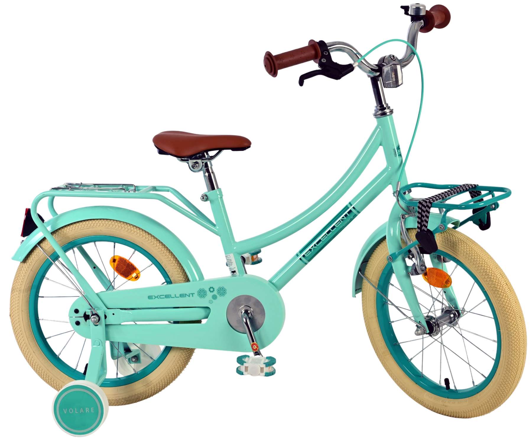 Volare Excellent Kinderfiets - Meisjes - 16 inch - Groen - 95% afgemonteerd 10 Volare Excellent Kinderfiets - Meisjes - 16 inch - Groen - 95% afgemonteerd - Afbeelding 10