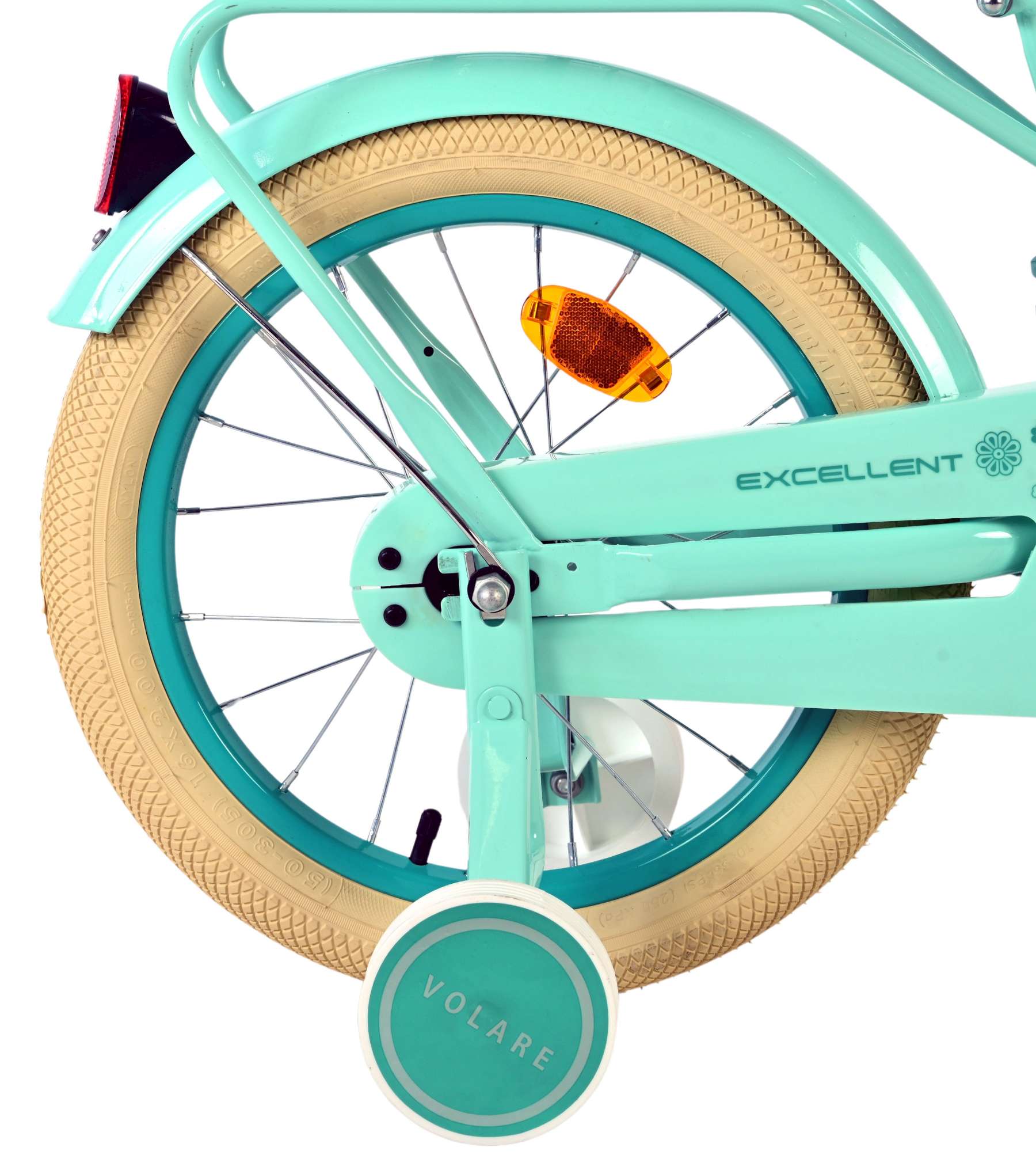 Volare Excellent Kinderfiets - Meisjes - 16 inch - Groen - 95% afgemonteerd 2 Volare Excellent Kinderfiets - Meisjes - 16 inch - Groen - 95% afgemonteerd - Afbeelding 2