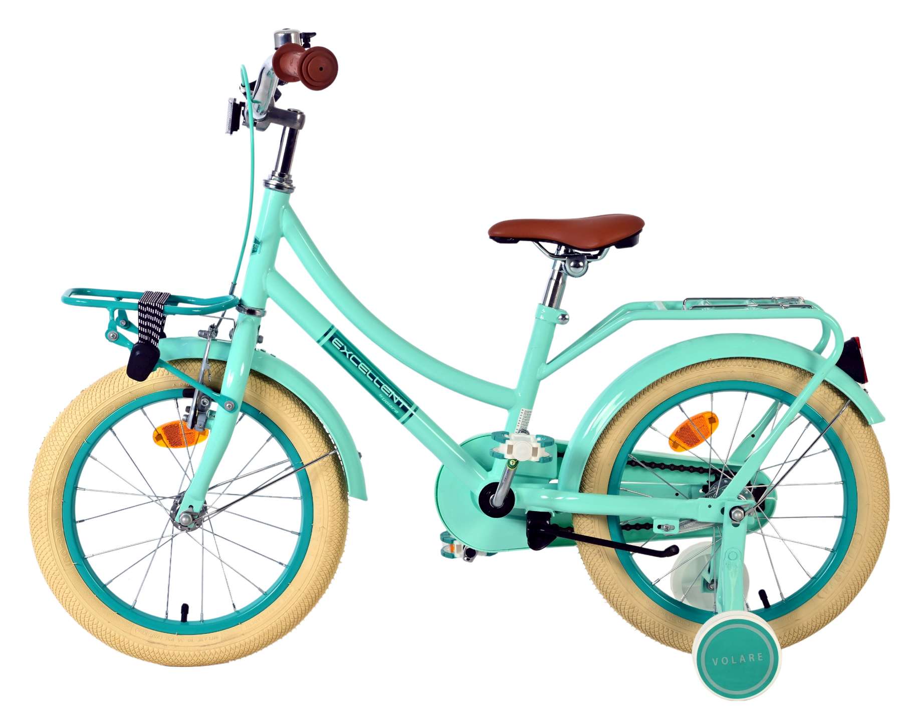 Volare Excellent Kinderfiets - Meisjes - 16 inch - Groen - 95% afgemonteerd 7 Volare Excellent Kinderfiets - Meisjes - 16 inch - Groen - 95% afgemonteerd - Afbeelding 7