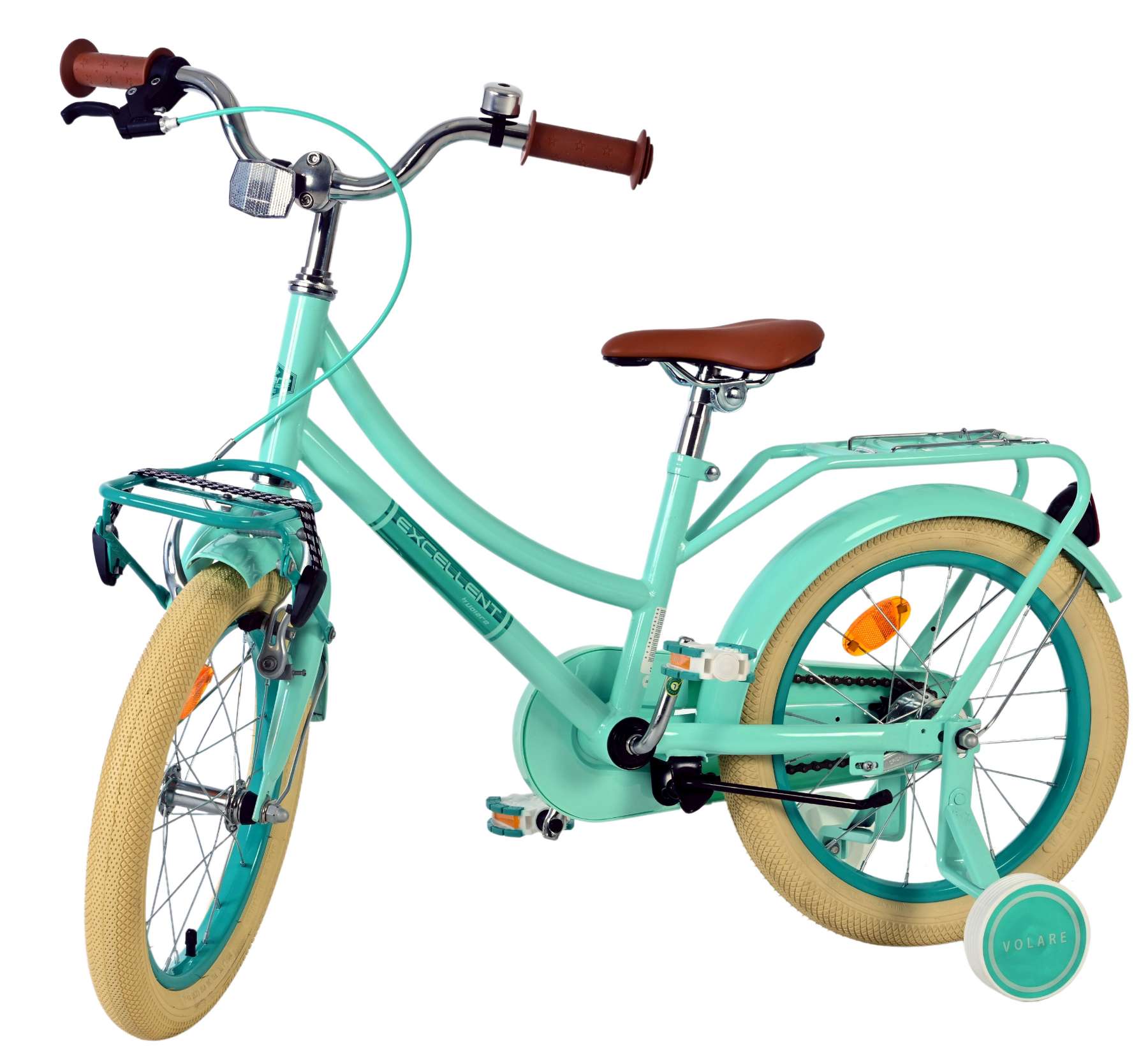 Volare Excellent Kinderfiets - Meisjes - 16 inch - Groen - 95% afgemonteerd 8 Volare Excellent Kinderfiets - Meisjes - 16 inch - Groen - 95% afgemonteerd - Afbeelding 8
