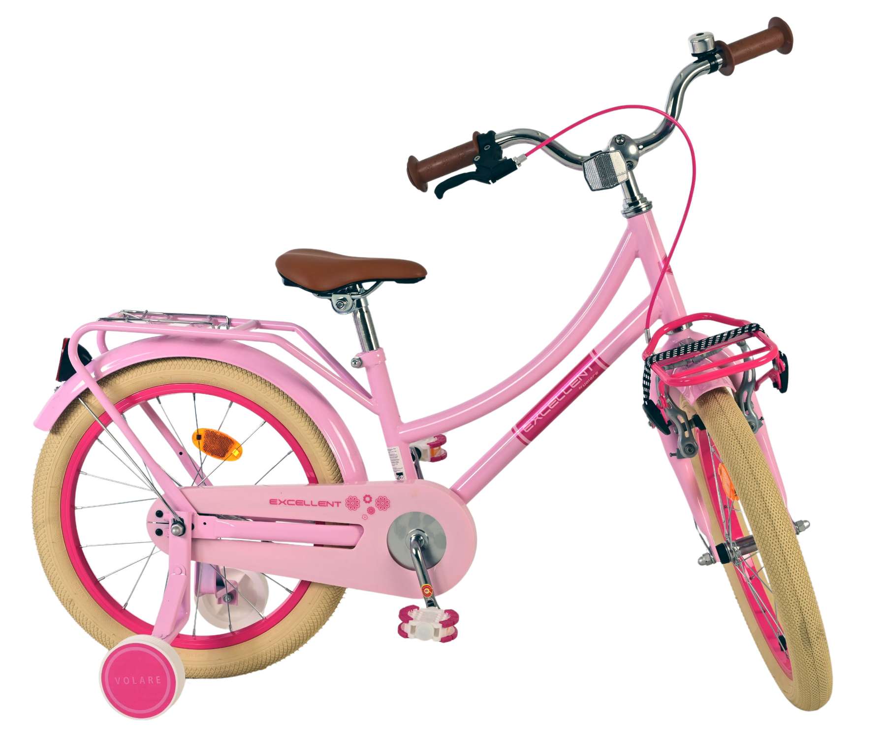 Volare Excellent Kinderfiets - Meisjes -18 inch - Roze - 95% afgemonteerd 10 Volare Excellent Kinderfiets - Meisjes -18 inch - Roze - 95% afgemonteerd - Afbeelding 10