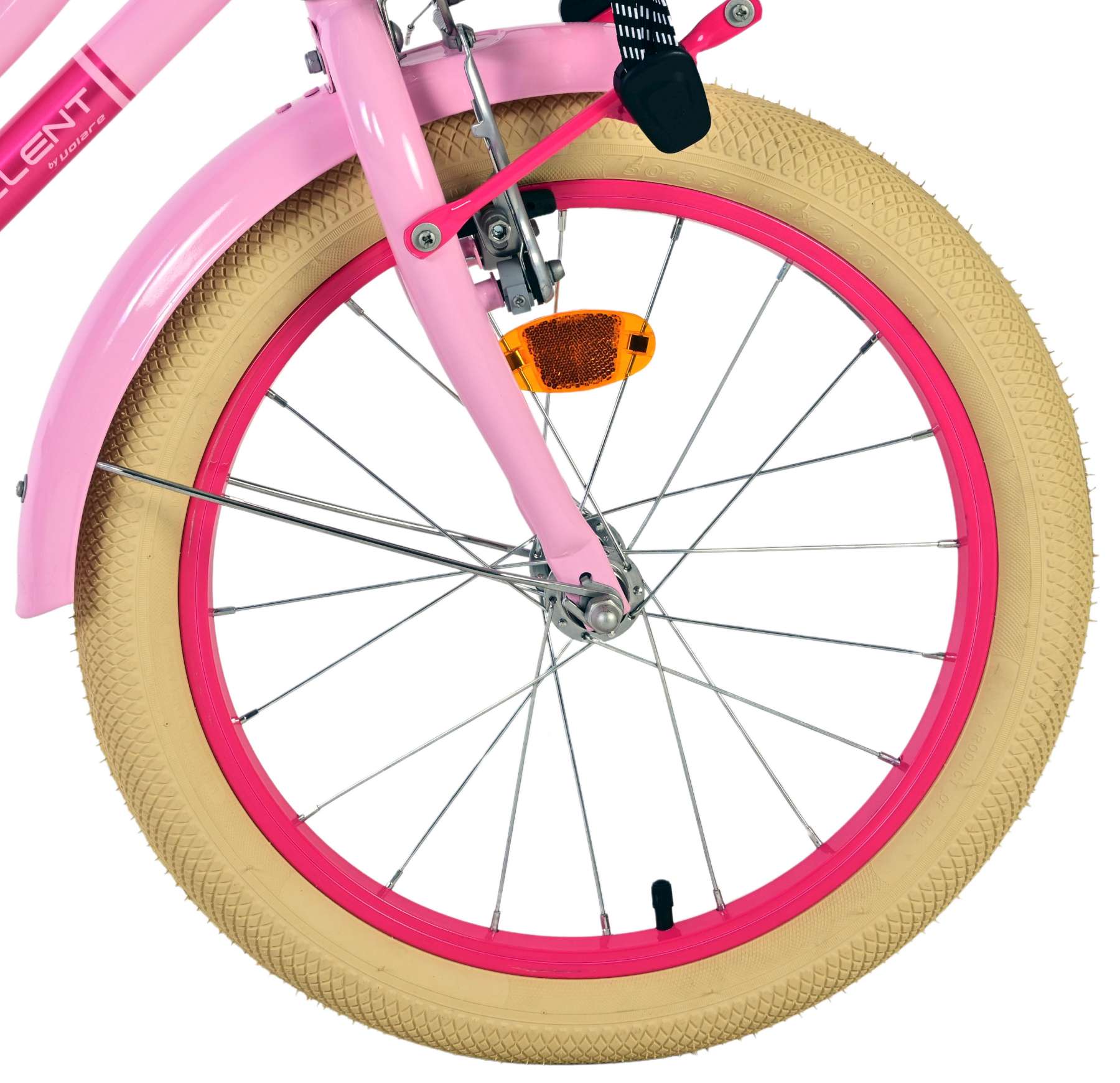 Volare Excellent Kinderfiets - Meisjes -18 inch - Roze - 95% afgemonteerd 3 Volare Excellent Kinderfiets - Meisjes -18 inch - Roze - 95% afgemonteerd - Afbeelding 3