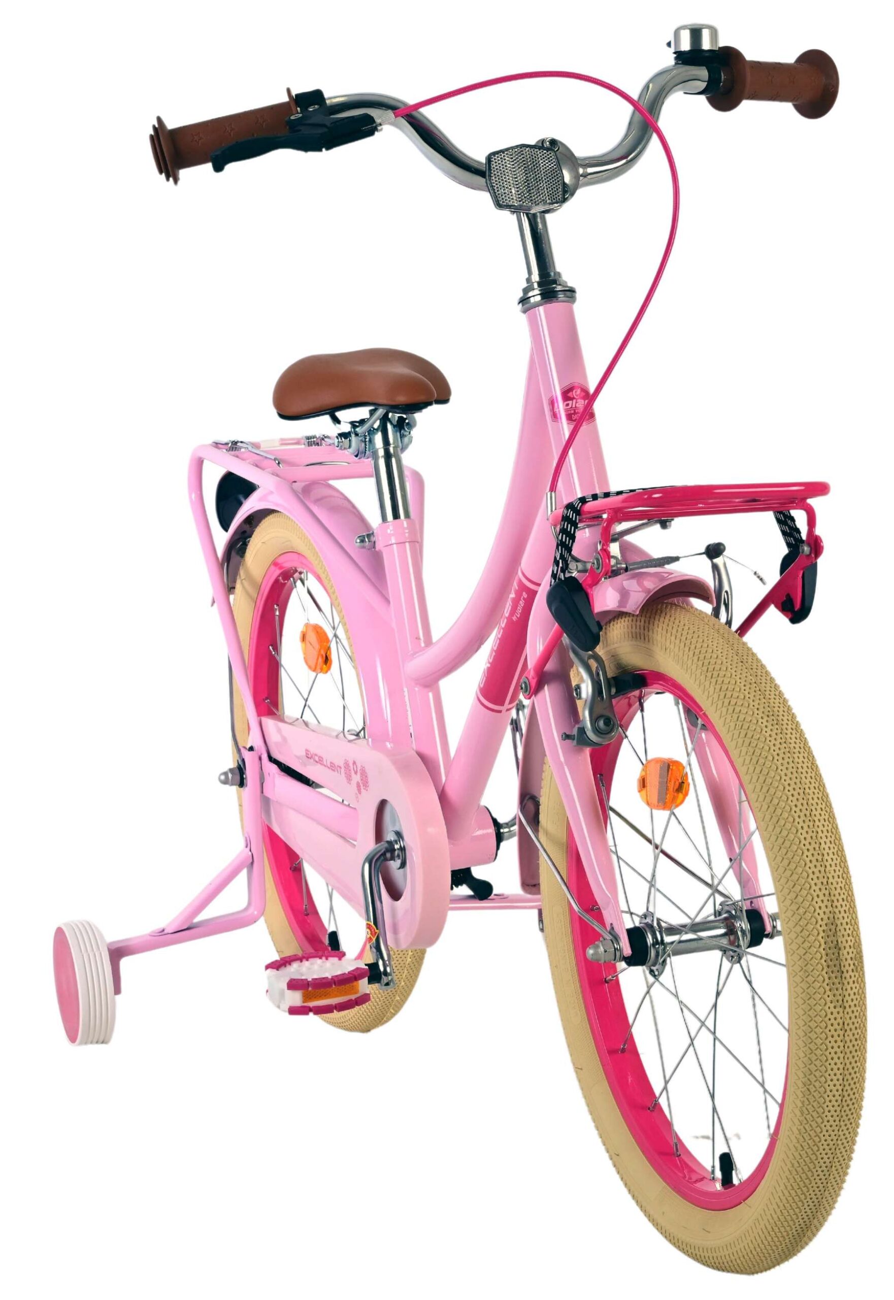 Volare Excellent Kinderfiets - Meisjes -18 inch - Roze - 95% afgemonteerd 5 Volare Excellent Kinderfiets - Meisjes -18 inch - Roze - 95% afgemonteerd - Afbeelding 5