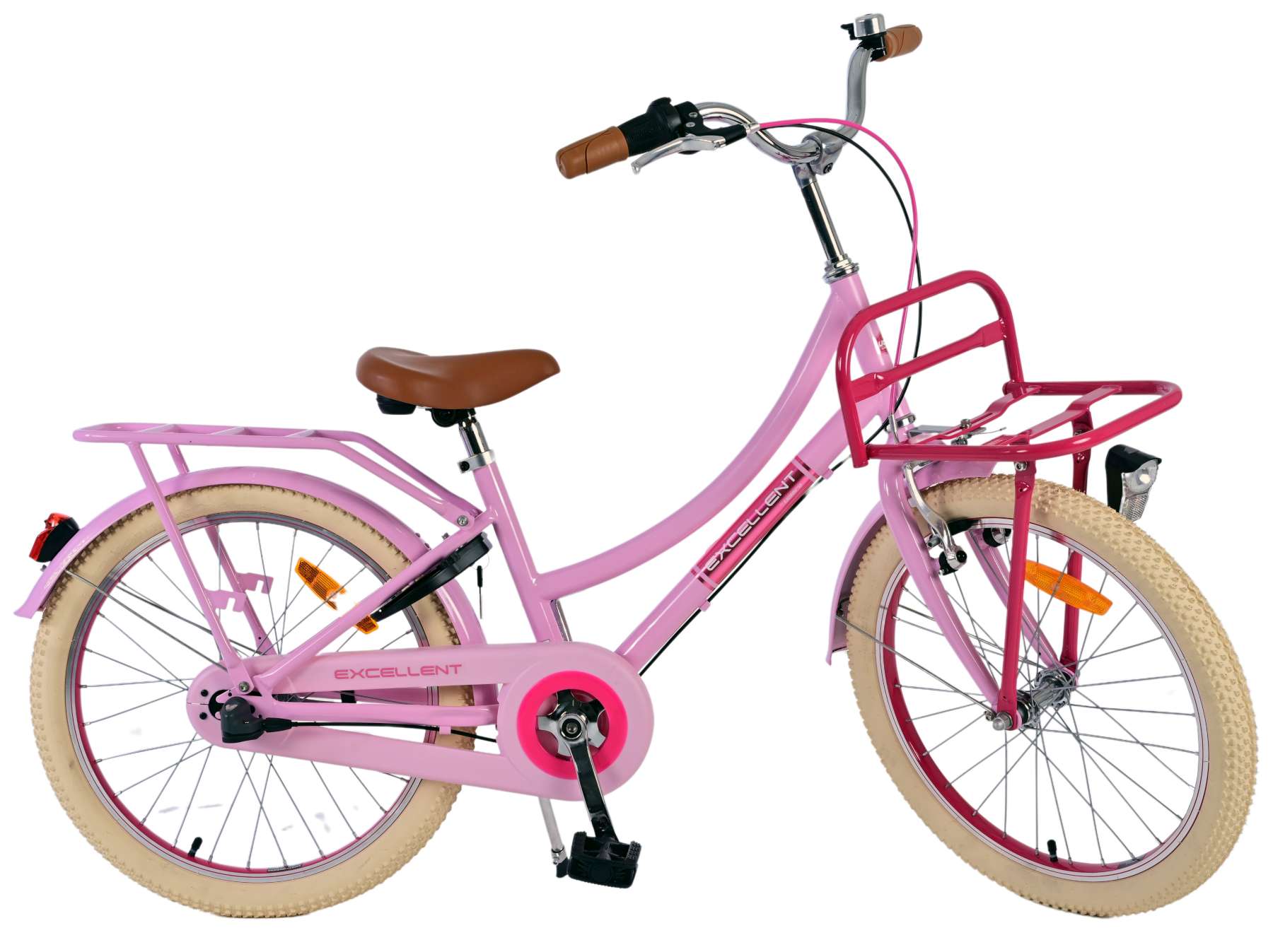 Volare Excellent Kinderfiets - Meisjes - 20 inch - Roze - 3 versnellingen 11 Volare Excellent Kinderfiets - Meisjes - 20 inch - Roze - 3 versnellingen - Afbeelding 11