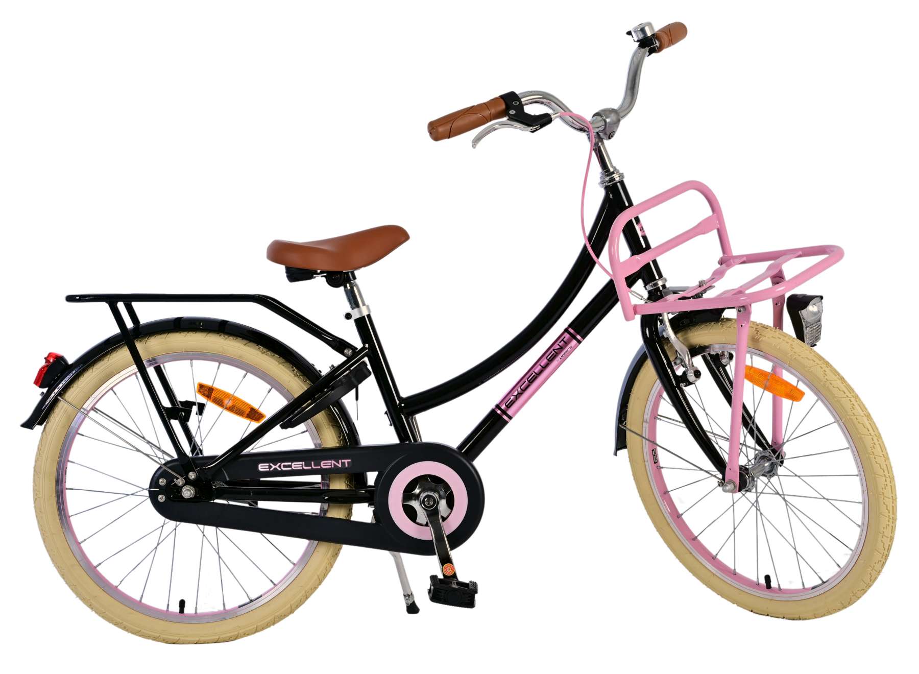 Volare Excellent Kinderfiets - Meisjes - 20 inch - Zwart 2 Volare Excellent Kinderfiets - Meisjes - 20 inch - Zwart - Afbeelding 2